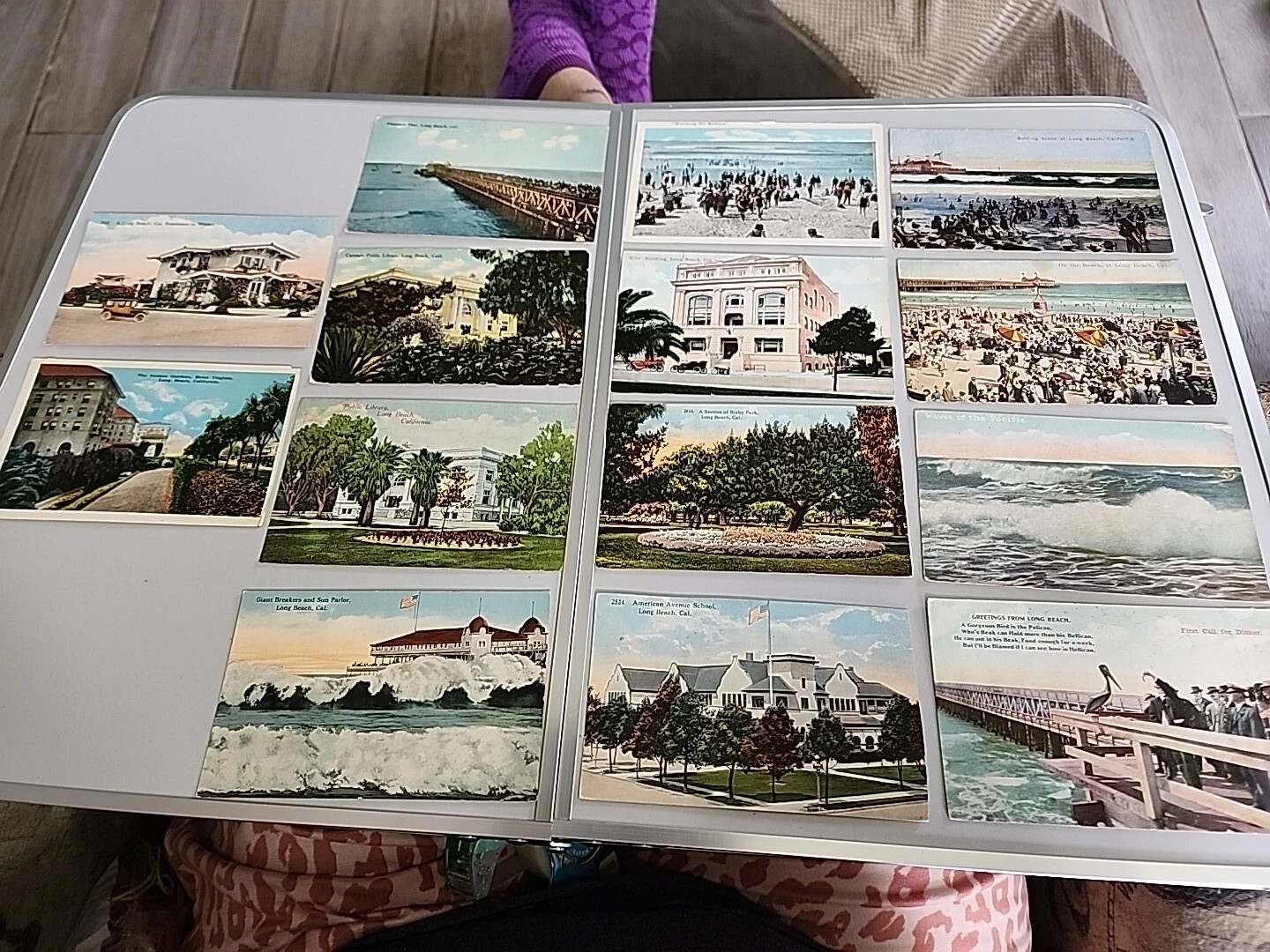 Vintage 1910s-1920s Long Beach California Postcards Lot of 14 Vintage 1910s-1920s Long Beach California Postcards Lot of 14