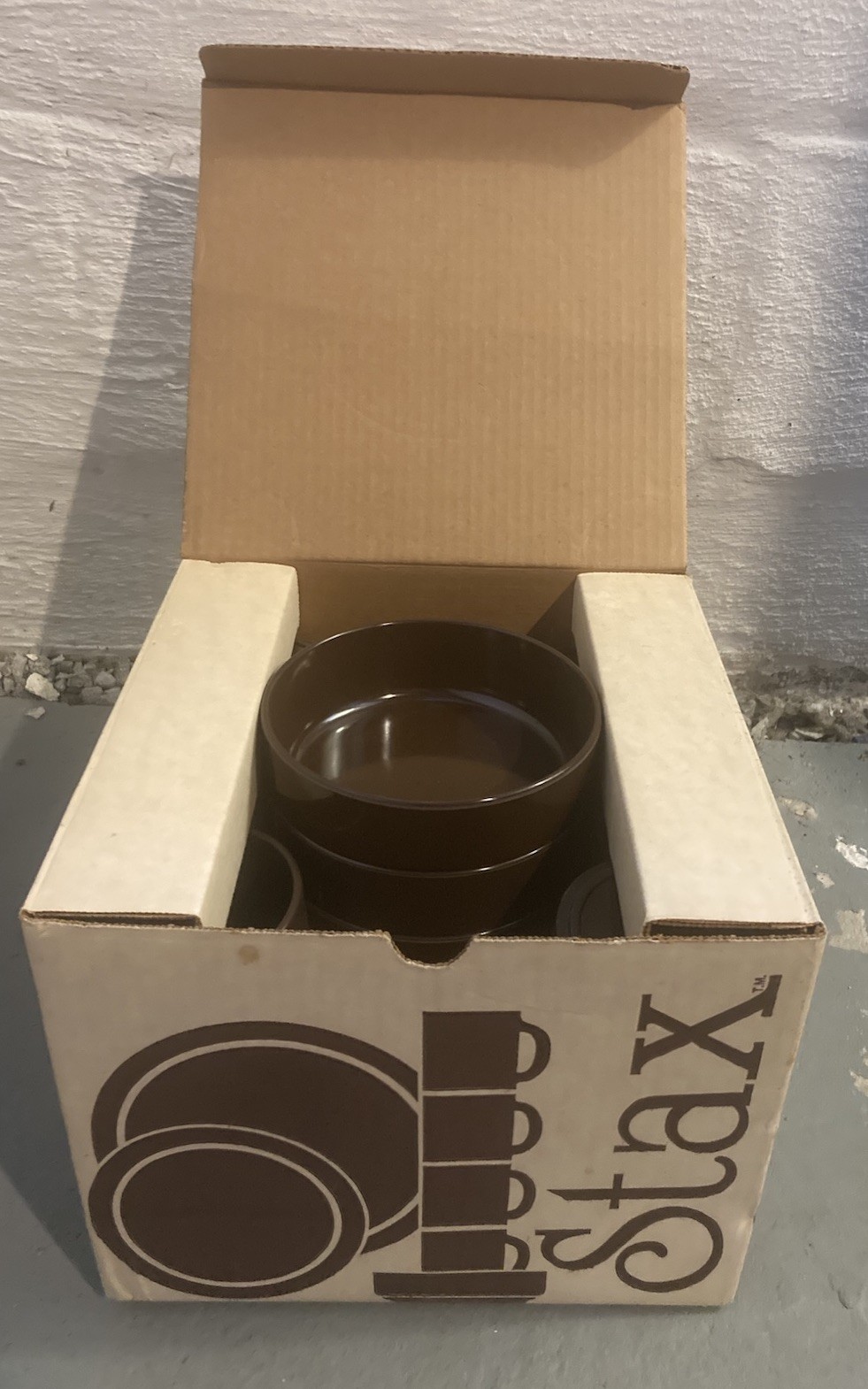 Vintage Ingrid Ltd. of Chicago Stax Dinnerware 16 Piece Set MCM New Old Stock Vintage Ingrid Ltd. of Chicago Stax Dinnerware 16 Piece Set MCM New Old Stock