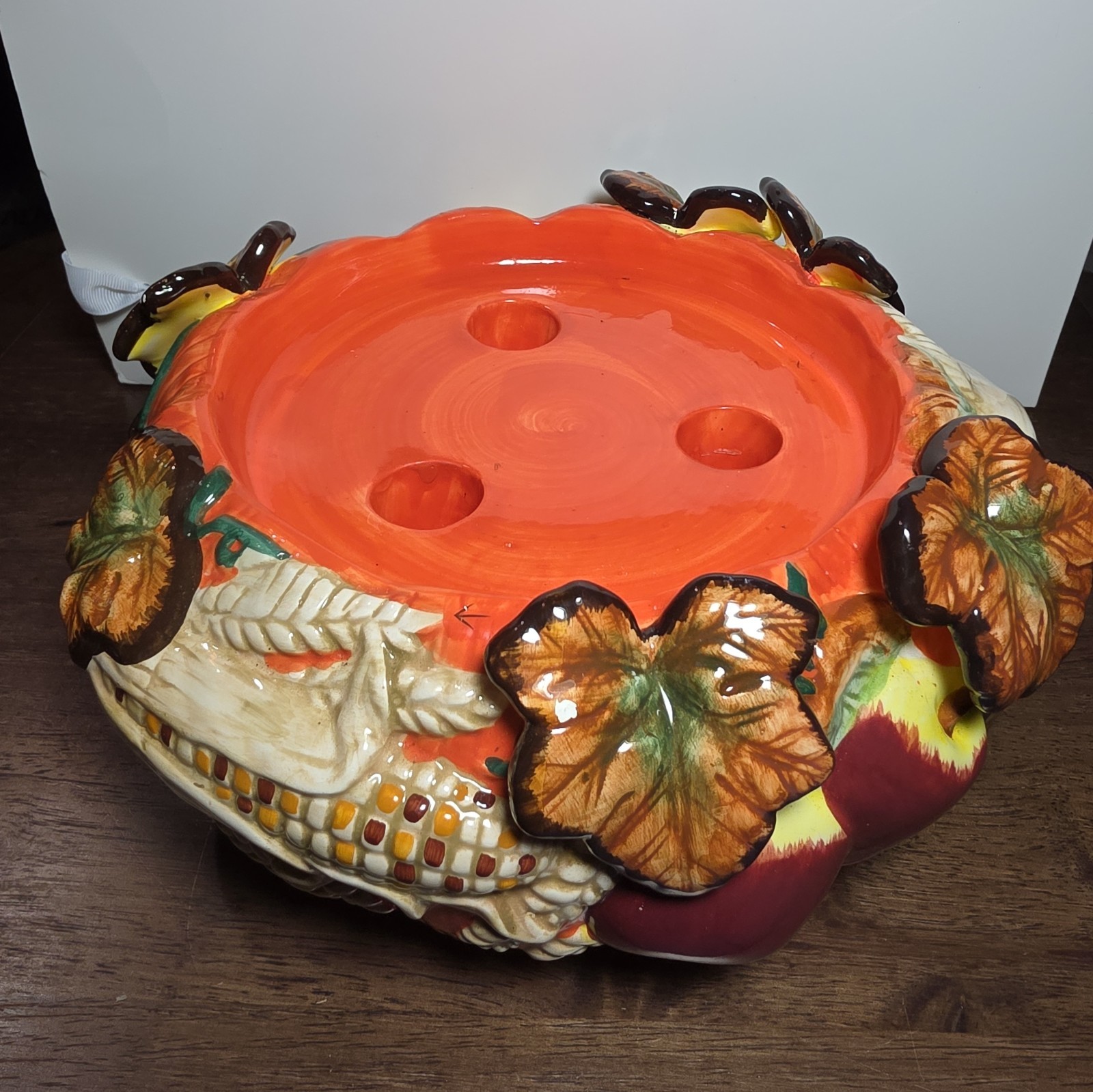 Partylite Harvest Time 3 Tapered Candle Holder Retired 