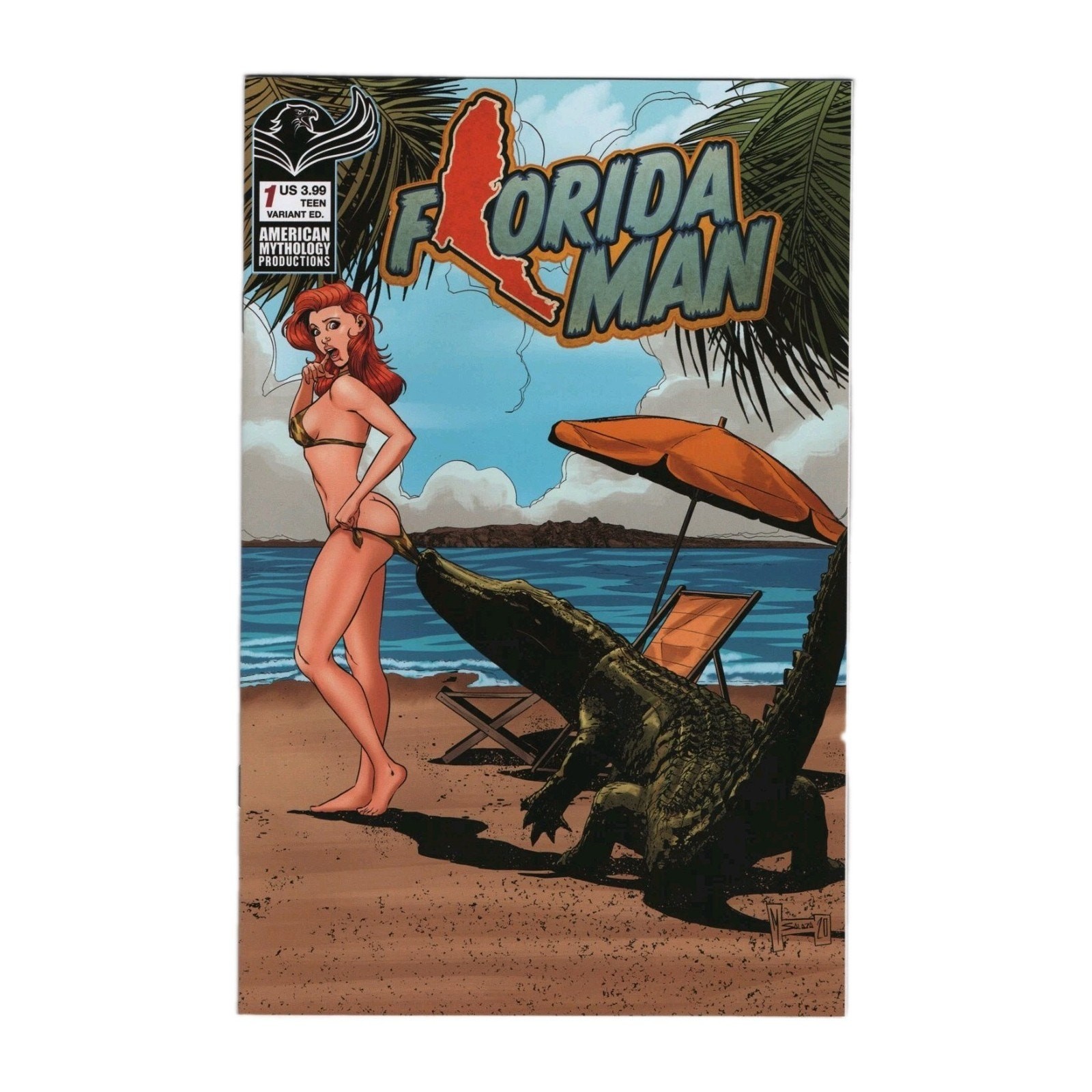 FLORIDA MAN #1 Coppertone Girl Variant Good Girl Art GGA Amp Comics 2022