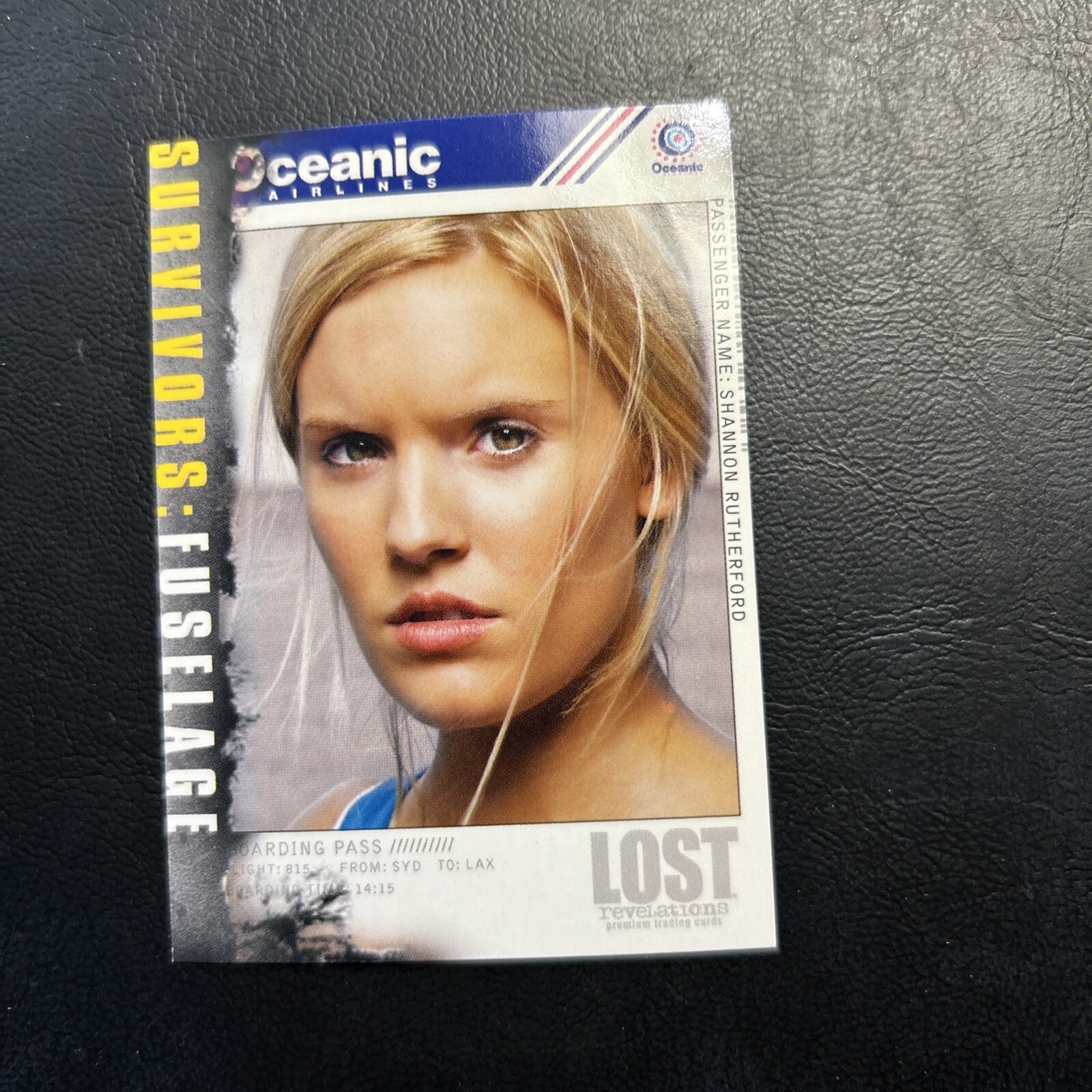 J4c Lost Revelations 2006 Inkworks #11 Shannon Maggie Grace Oceanic Airlines
