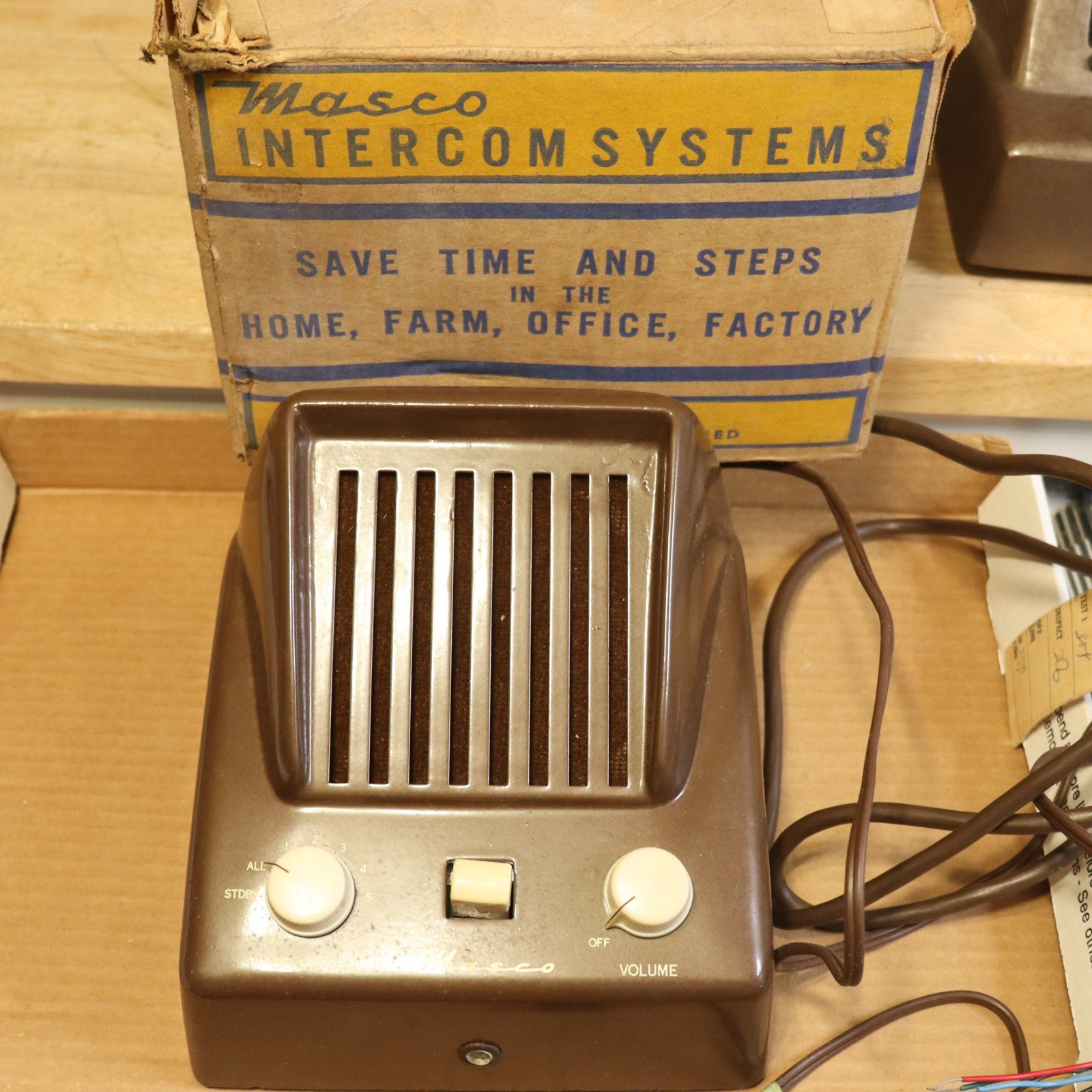 Vintage Masco Intercom IJM-5 Found In Original Box Sold Untested As Found Vintage Masco Intercom IJM-5 Found In Original Box Sold Untested As Found