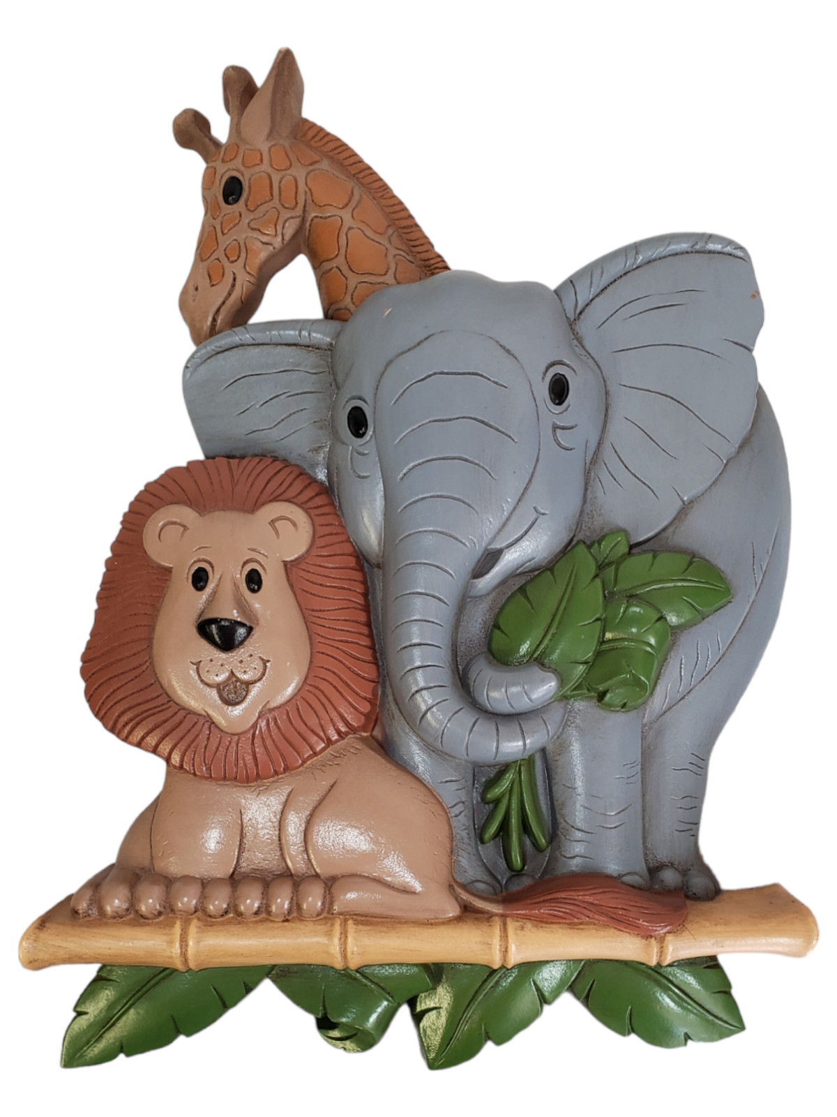 Vintage Home Interiors & Gifts 5152 Wall Decor Elephant Lion Giraffe Nursery Vintage Home Interiors & Gifts 5152 Wall Decor Elephant Lion Giraffe Nursery