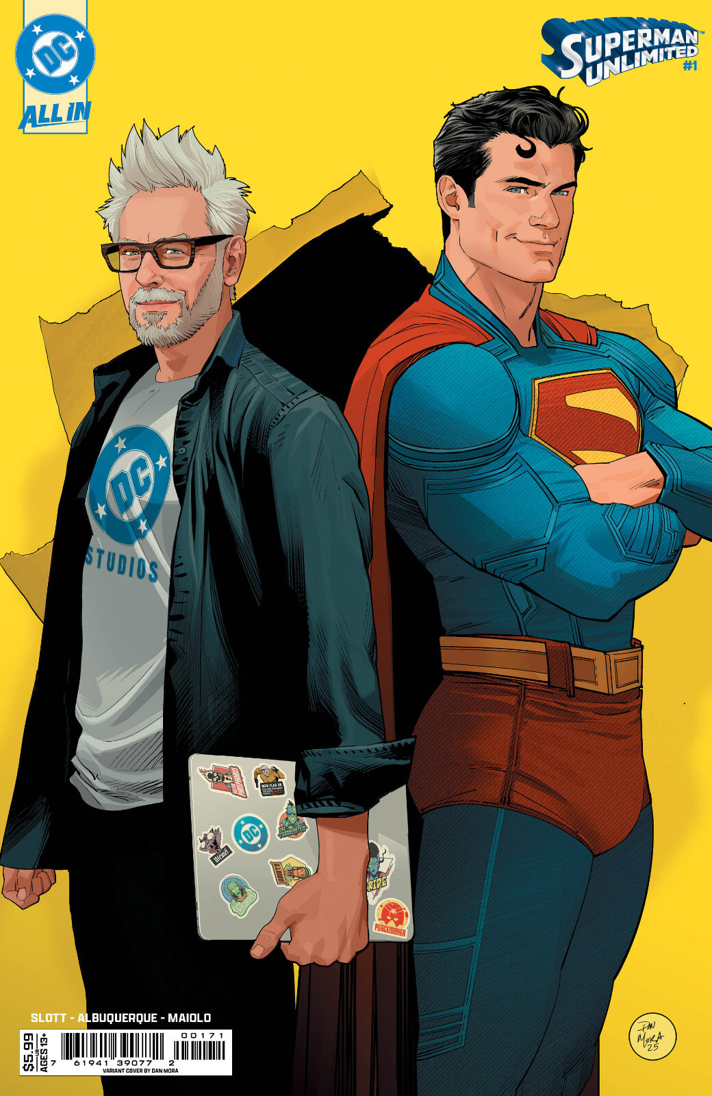 SUPERMAN UNLIMITED #1 (DAN MORA JAMES GUNN VARIANT)(2025) COMIC BOOK ~ DC SUPERMAN UNLIMITED #1 (DAN MORA JAMES GUNN VARIANT)(2025) COMIC BOOK ~ DC