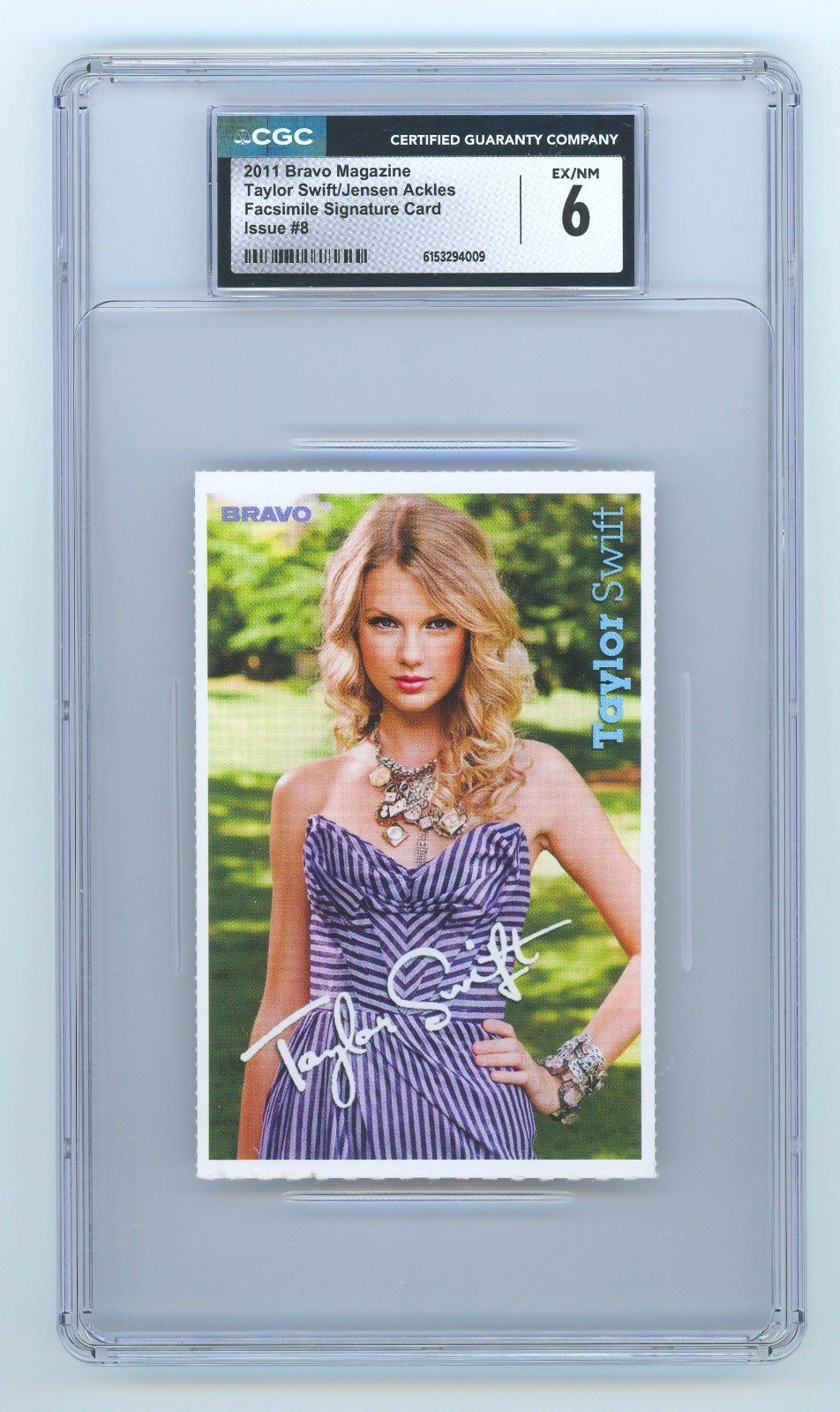 RARE 2011 Bravo Magazine Taylor Swift (CGC 6) (POP 1/Highest) RARE 2011 Bravo Magazine Taylor Swift (CGC 6) (POP 1/Highest)