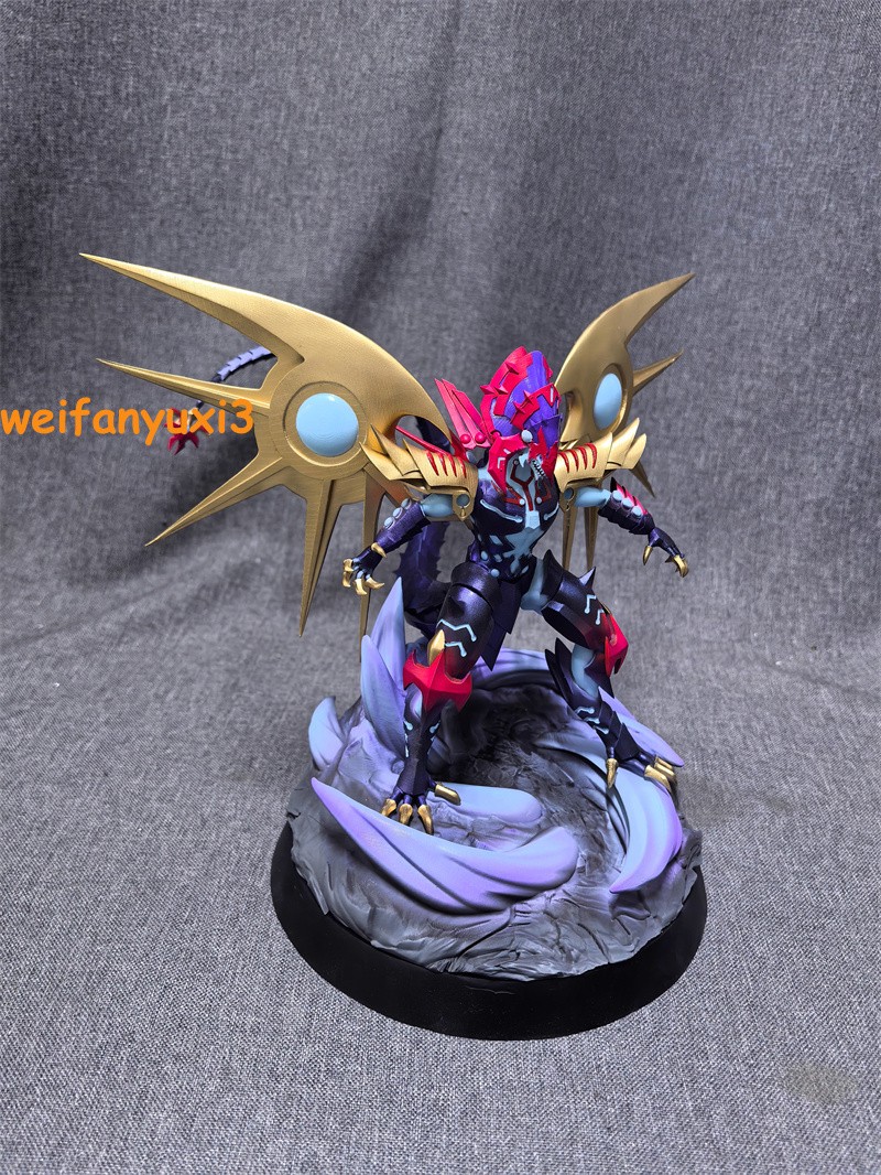 YU-GI-OH Galaxy-Eyes Cipher Dragon 25cm Figure Resin Model Statue Toy Gift NEW