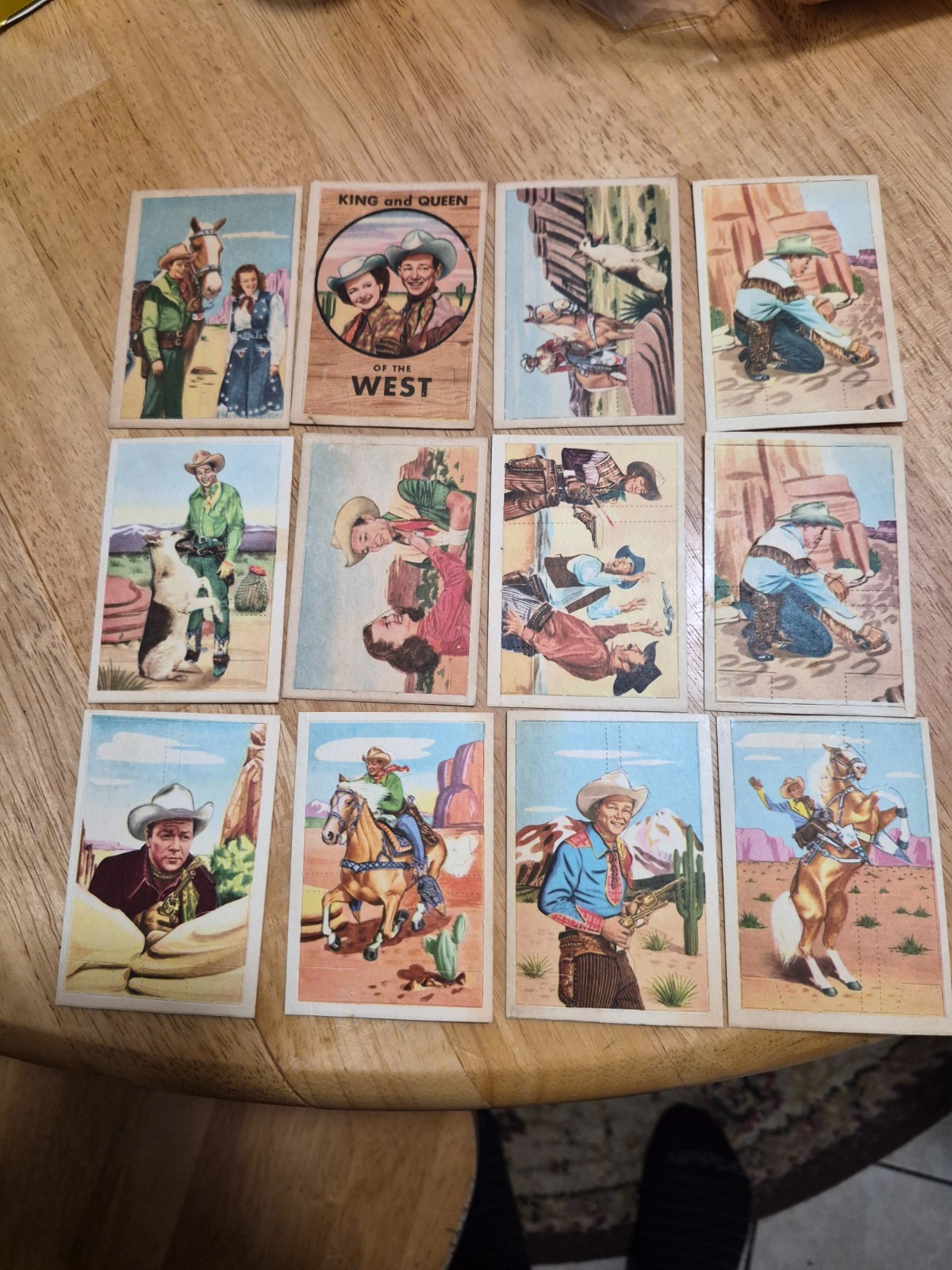 Roy Rogers - 1953 Post Cereal Pop Out - Cards BEEN GLUED - Lot of 16 Roy Rogers - 1953 Post Cereal Pop Out - Cards BEEN GLUED - Lot of 16