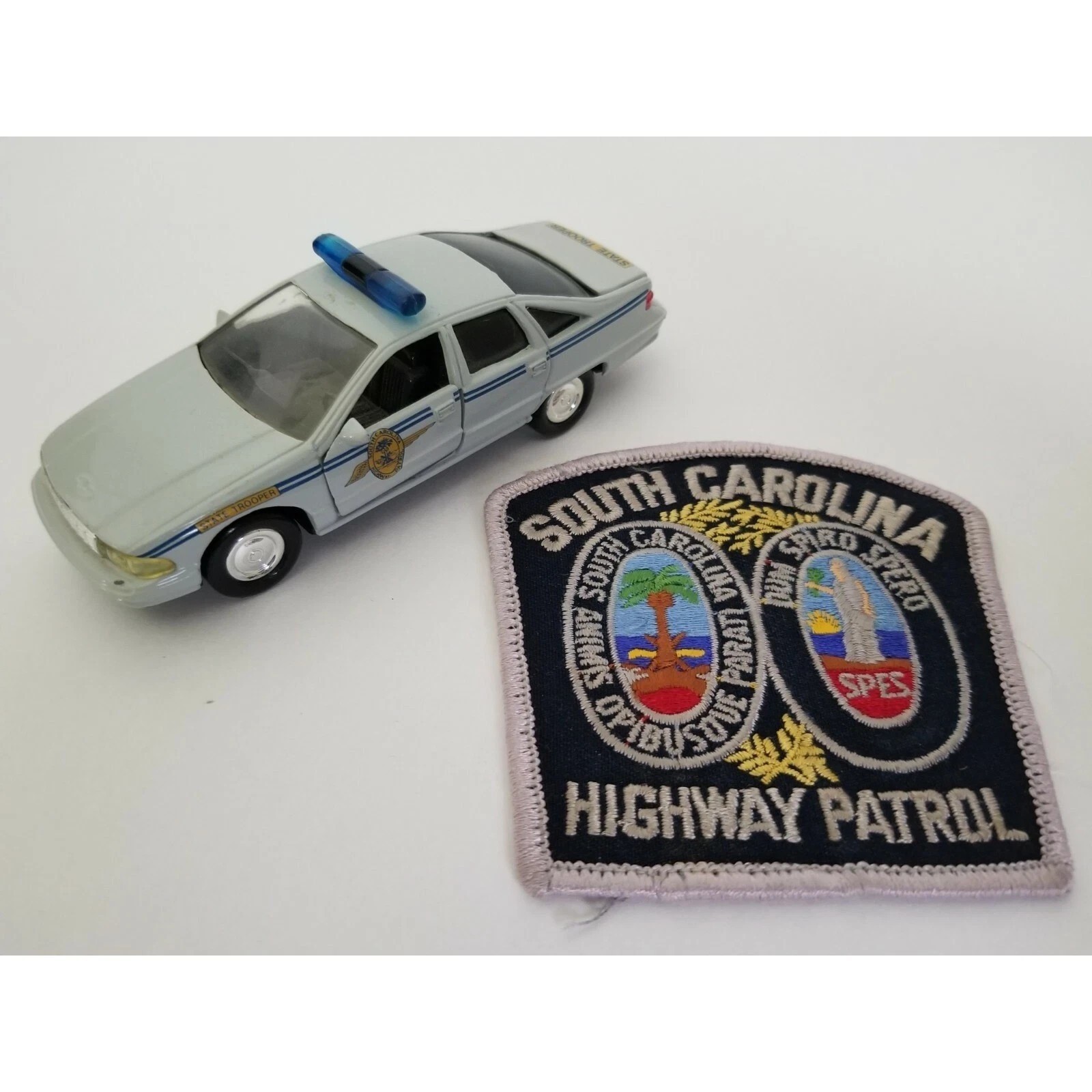 Roadchamps 1:43 Diecast Police Cruiser with South Carolina Highway Patrol Patch Roadchamps 1:43 Diecast Police Cruiser with South Carolina Highway Patrol Patch
