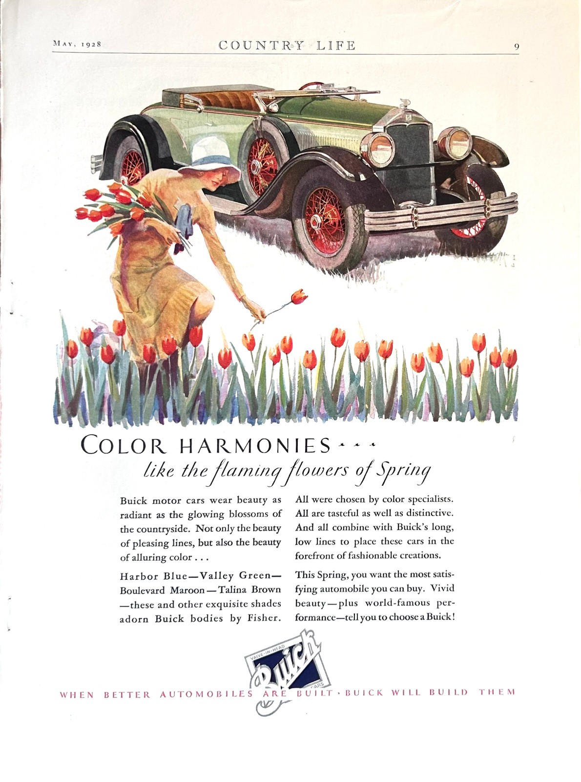 1928 Ad (10 X 14 inches) Buick Roadster 1928 Ad (10 X 14 inches) Buick Roadster