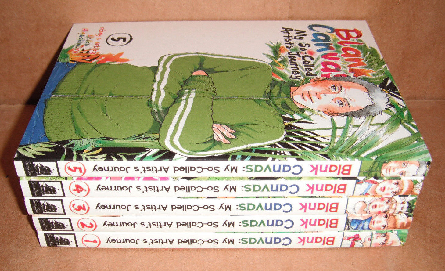 Blank Canvas: My So-Called Artist’s Journey Vol. 1,2,3,4,5 Complete Set Manga 