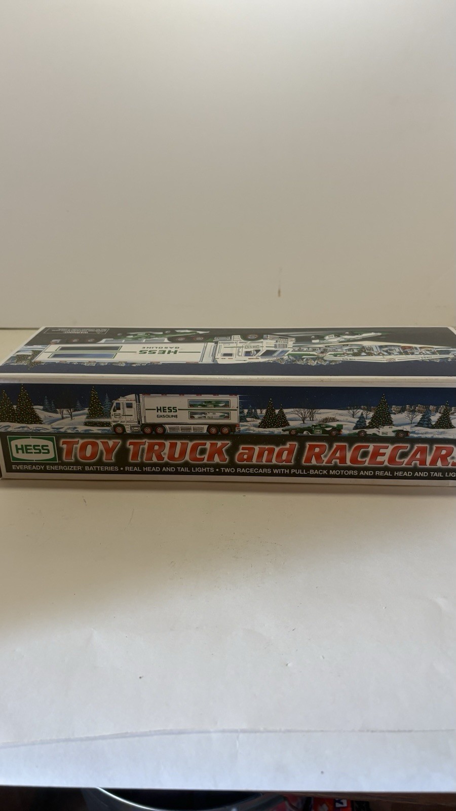2003 Hess Toy Truck and Race Cars With Original Box