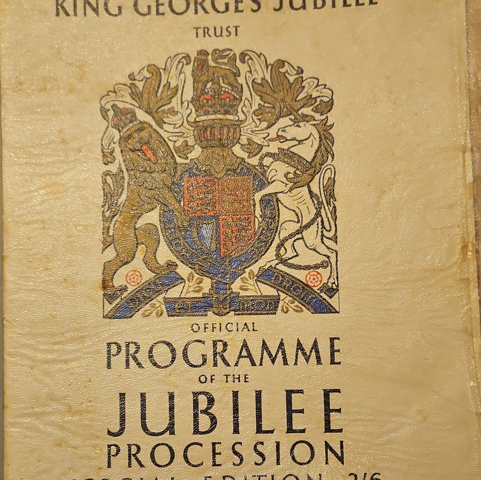 King George's Jubilee Trust Official Programme of the Jubilee Procession King George's Jubilee Trust Official Programme of the Jubilee Procession