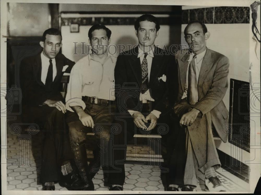 1931 Press Photo Cuban rebels charged for over staying . - nee06132