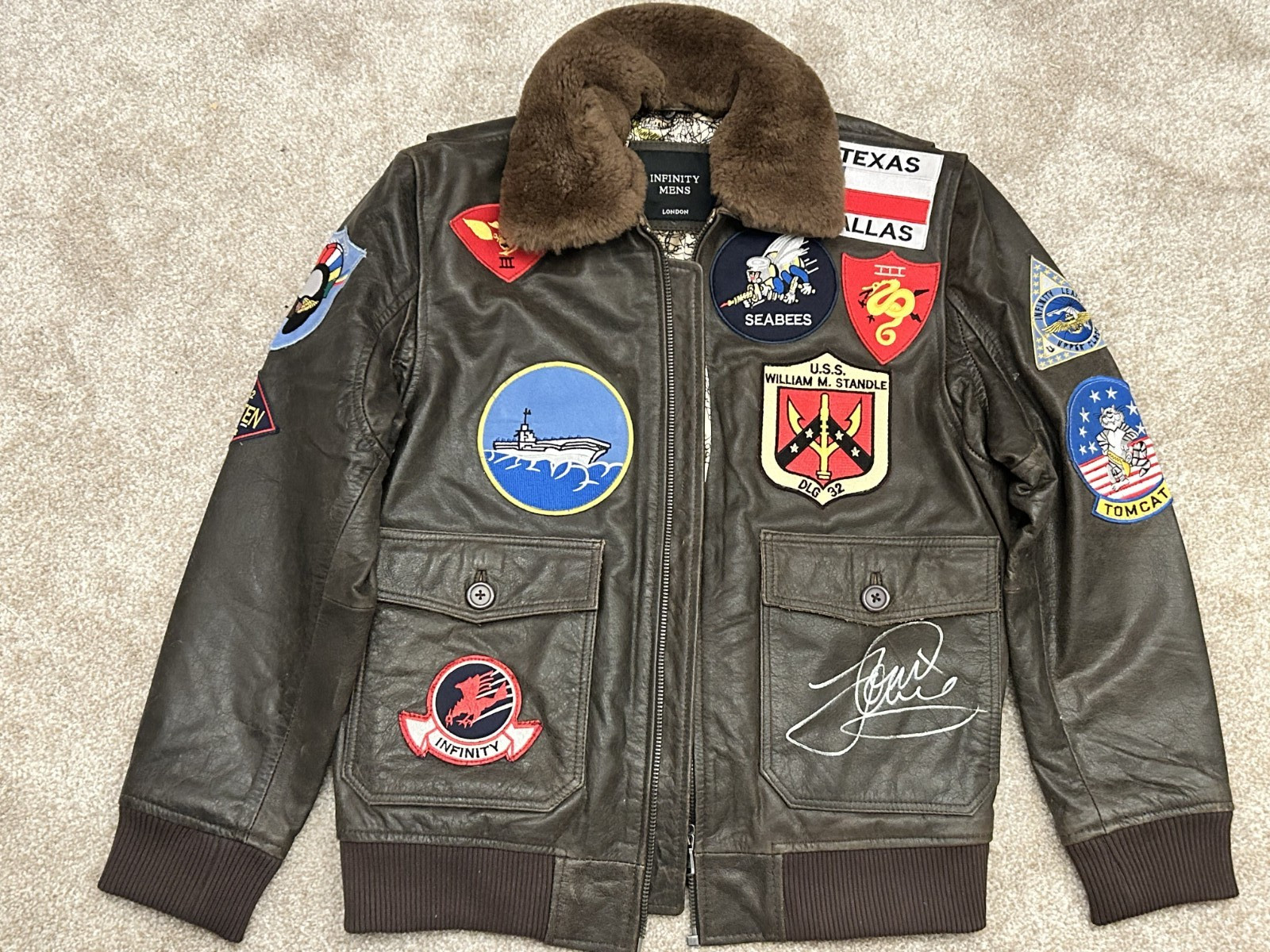 Tom Cruise signed Top Gun Maverick Jacket Video Proof