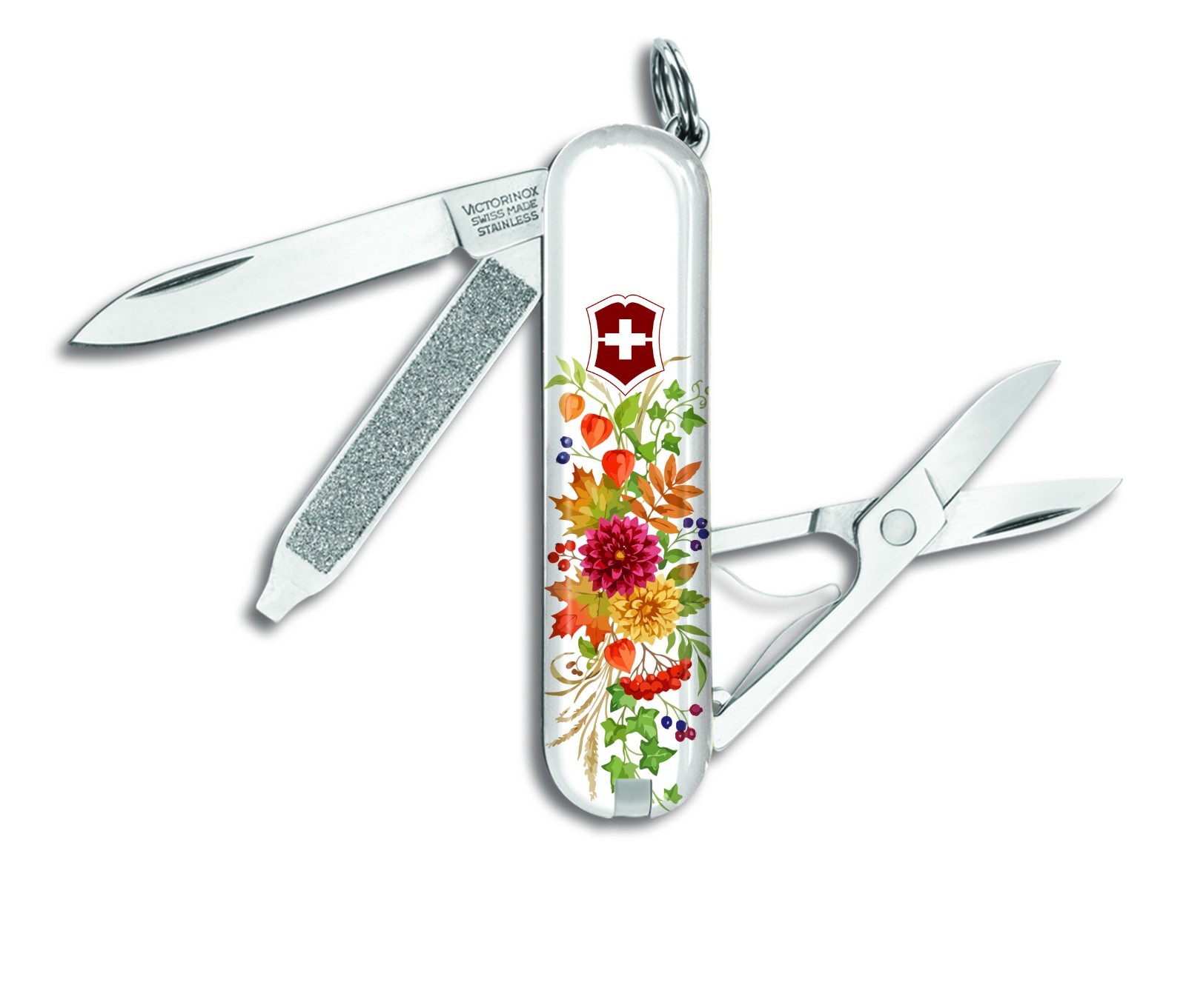 Victorinox Swiss Army FALL AUTUMN WATERCOLOR LEAVES CLASSIC SD Knife Multi Tool Victorinox Swiss Army FALL AUTUMN WATERCOLOR LEAVES CLASSIC SD Knife Multi Tool
