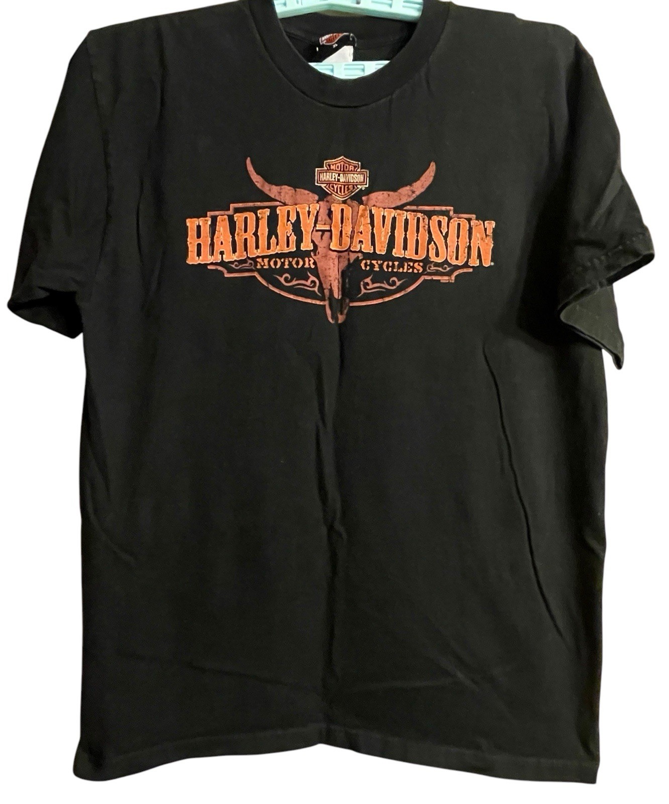 Mens Vtg 2008 Harley Davidson Black Steer Skull T Shirt Ponoma Valley Cali Sz XL Mens Vtg 2008 Harley Davidson Black Steer Skull T Shirt Ponoma Valley Cali Sz XL