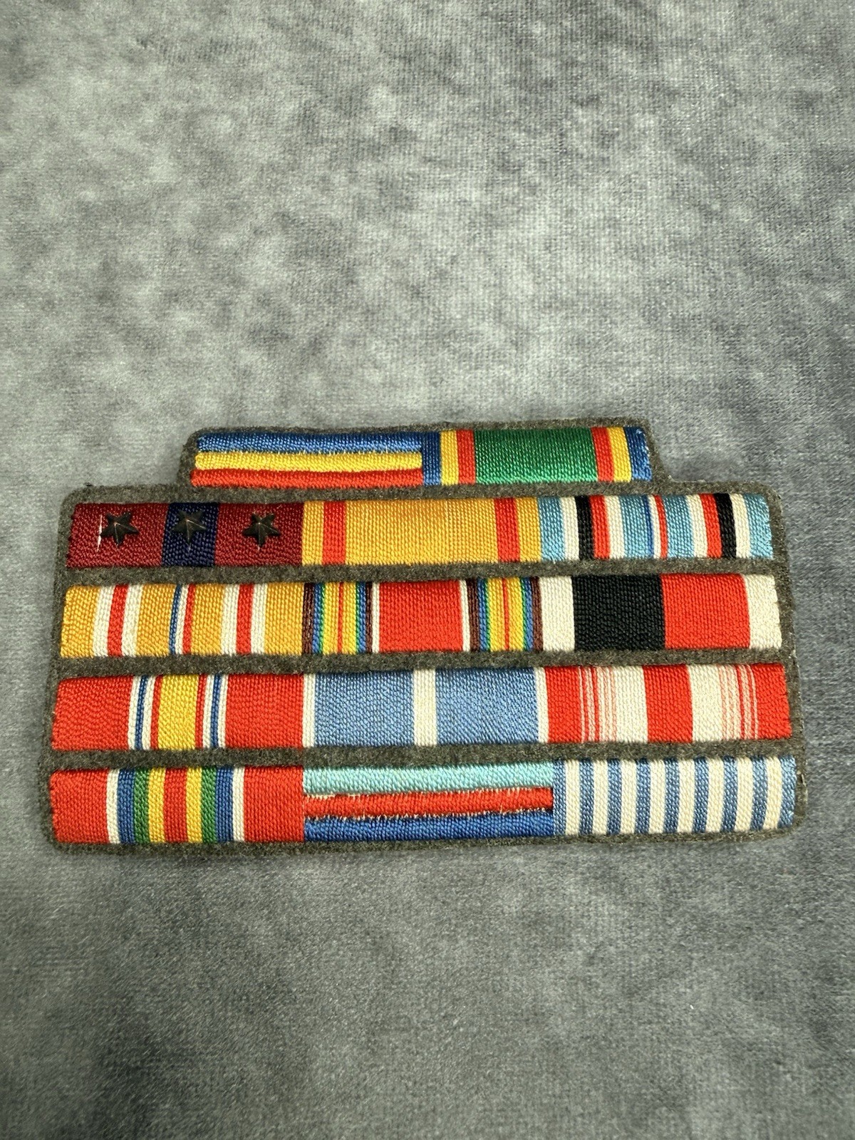 WWII USMC Marine Embroidered Ribbon Rack Merchant Marine COMBAT BAR Rare Vet WWII USMC Marine Embroidered Ribbon Rack Merchant Marine COMBAT BAR Rare Vet