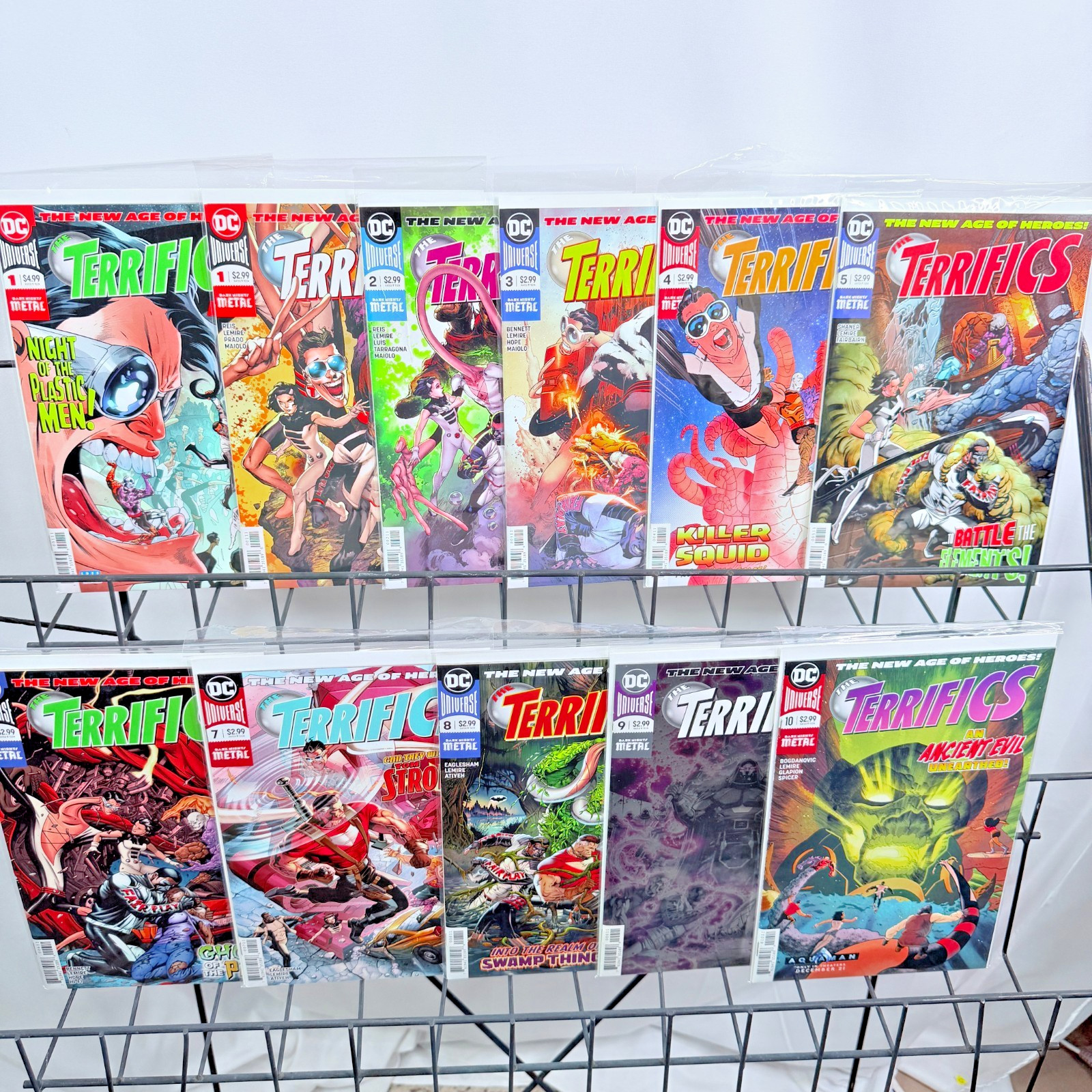 The Terrifics 1-10 Annual 1 lot Key 1st Terrifics Team The Terrifics 1-10 Annual 1 lot Key 1st Terrifics Team