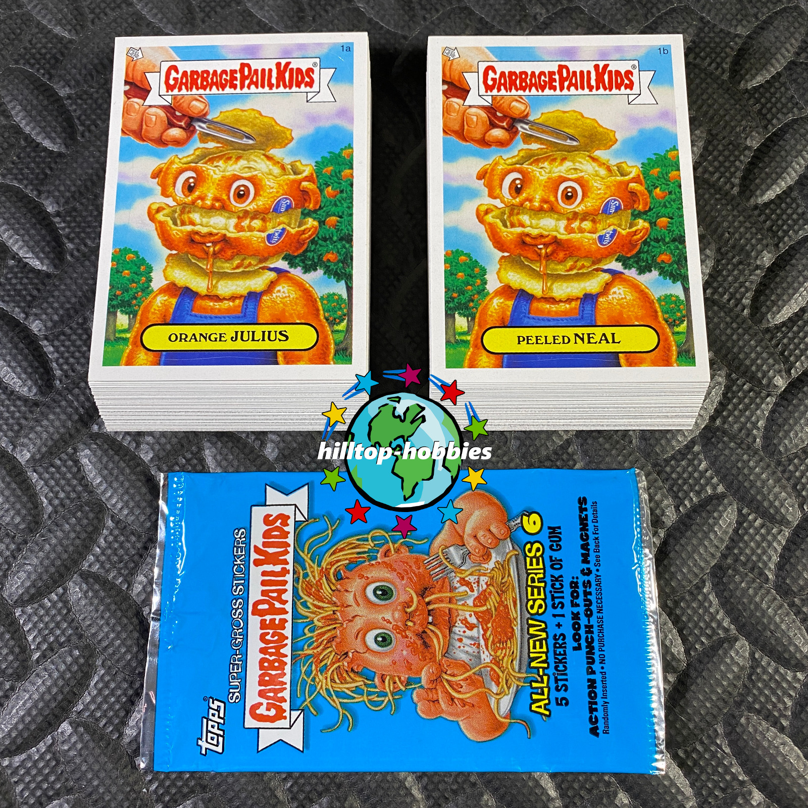 GARBAGE PAIL KIDS ANS6 COMPLETE 80-CARD SET 2007 ALL-NEW SERIES 6 +WRAPPER 6TH