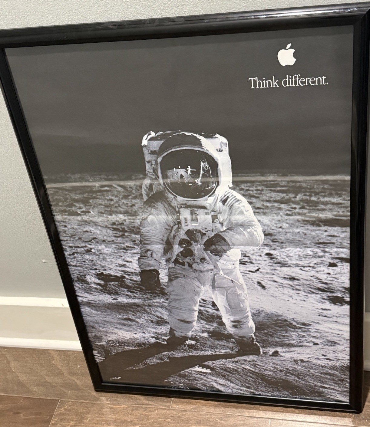 Apple Think Different Buzz Aldrin Rare Education/Dealer Poster Apple Think Different Buzz Aldrin Rare Education/Dealer Poster