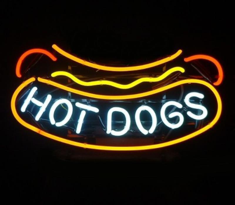 Hot Dog Food Neon Light Sign 20\