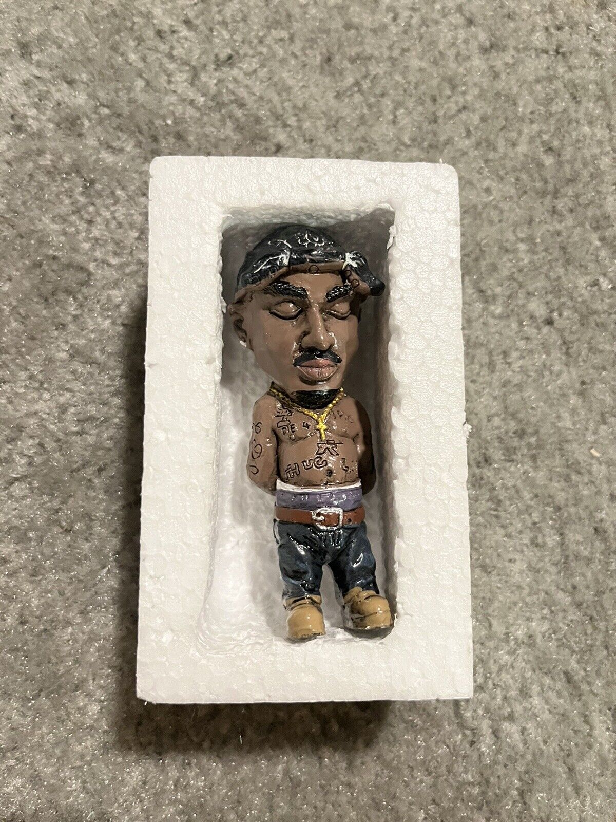Tupac Shakur 2Pac Hip Hop Rapper Resin Figures Ornament Statue