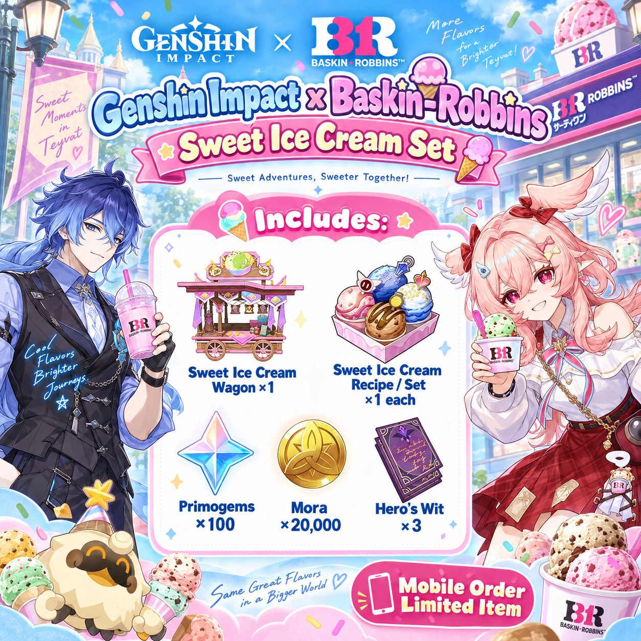 【FAST DELIVERY】Genshin Impact x Baskin Robbin Collab Redeem Code 【FAST DELIVERY】Genshin Impact x Baskin Robbin Collab Redeem Code