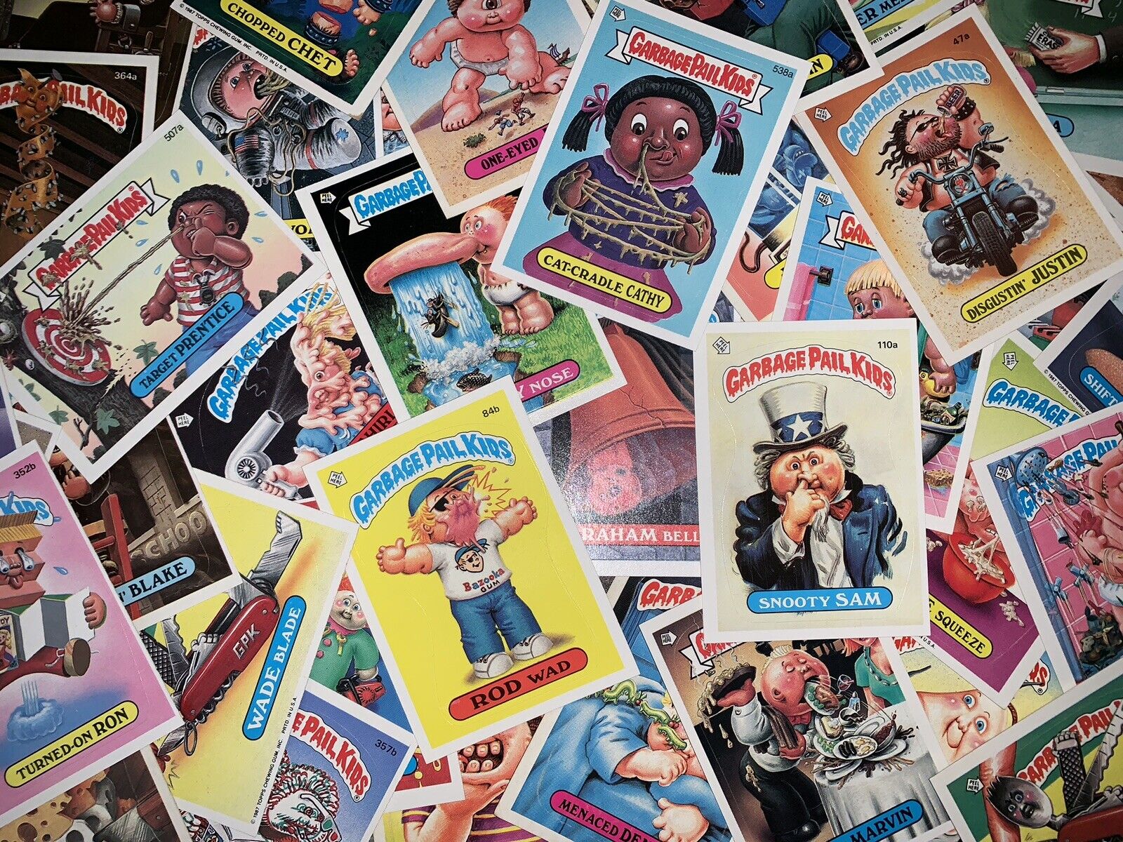 SALE GARBAGE PAIL KIDS ORIGINAL 1980’s SERIES 2-13 50 CARD RANDOM LOT CARDS 1985