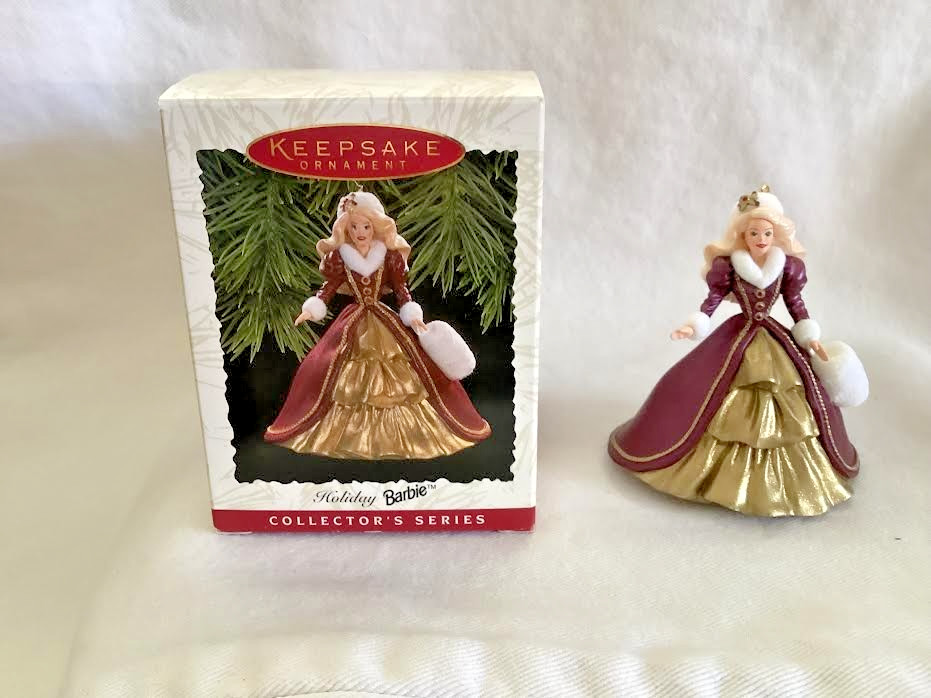 1996 Hallmark Keepsake Holiday Barbie Ornament, No. 4 in the Series