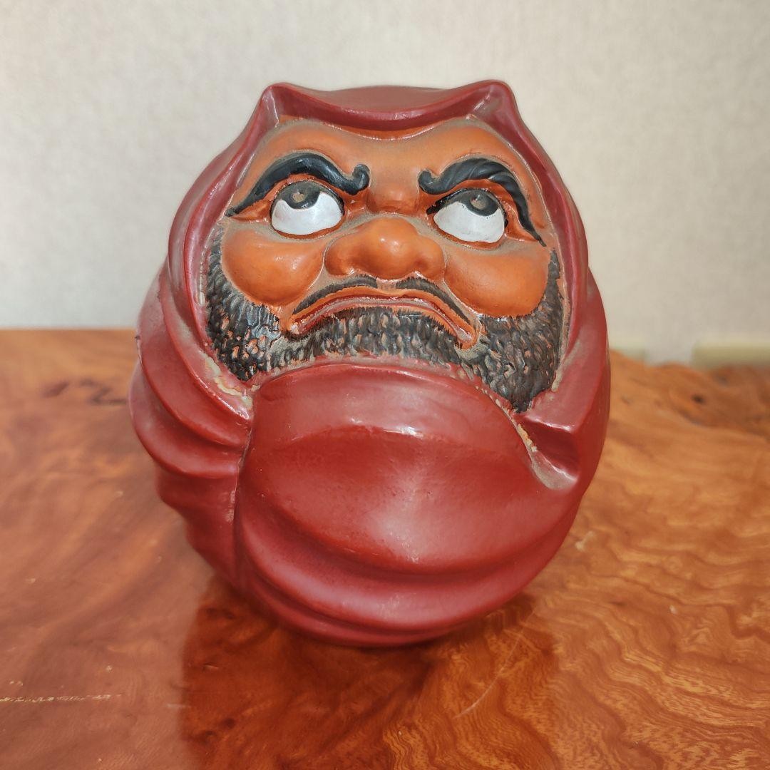 Kutani Ware Daruma Daishi Figurine Ceramic Ornament 16cm High Authentic Kutani Ware Daruma Daishi Figurine Ceramic Ornament 16cm High Authentic