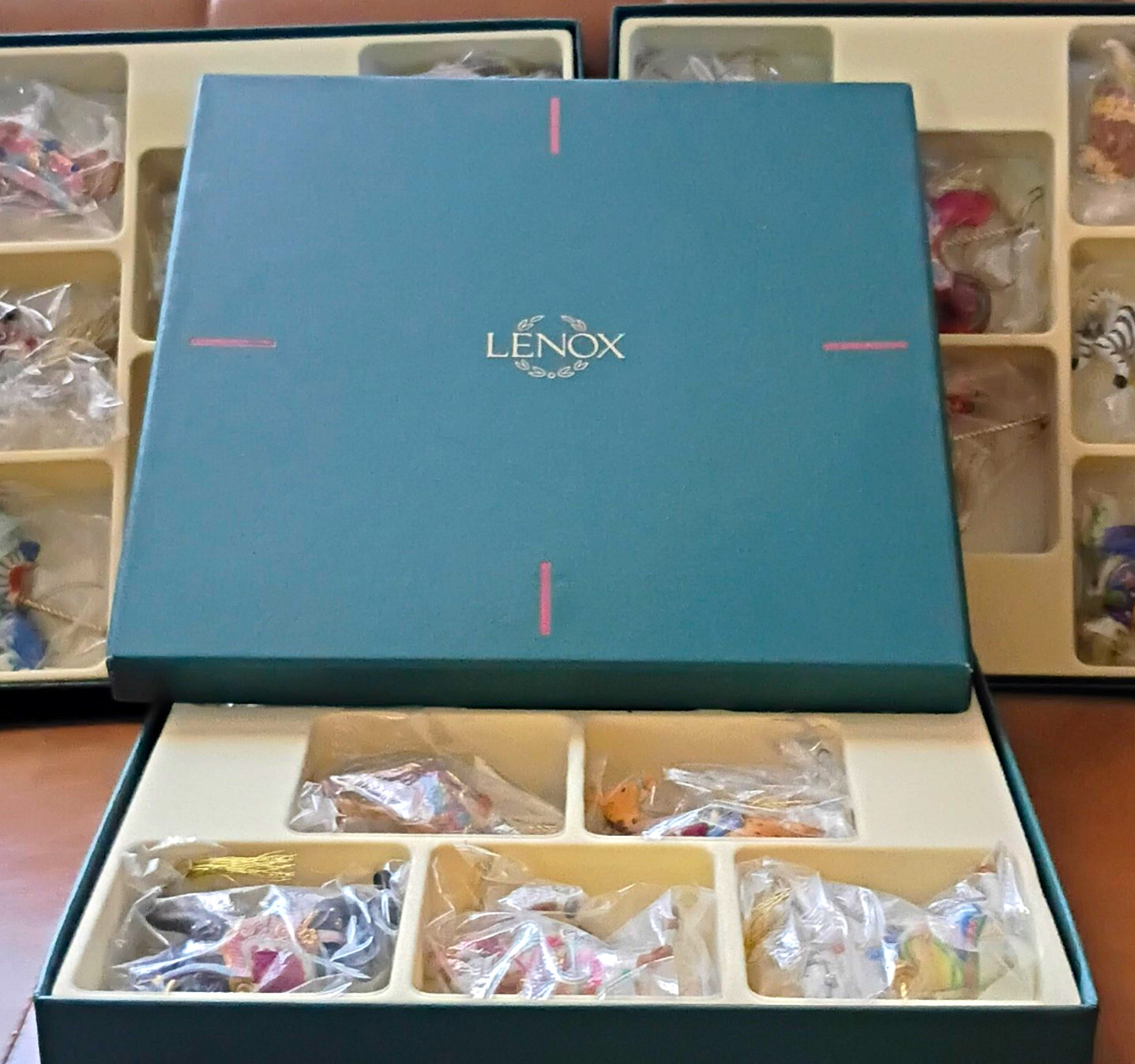 Lenox 1989 Handcrafted Taiwan Carousel Animal Christmas Ornaments Boxed 24k gold Lenox 1989 Handcrafted Taiwan Carousel Animal Christmas Ornaments Boxed 24k gold