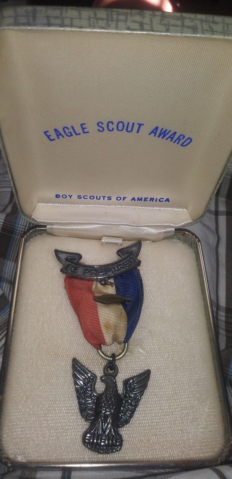 Boy Scouts of America Eagle Scout Award Medal Sterling Silver w/Original Case