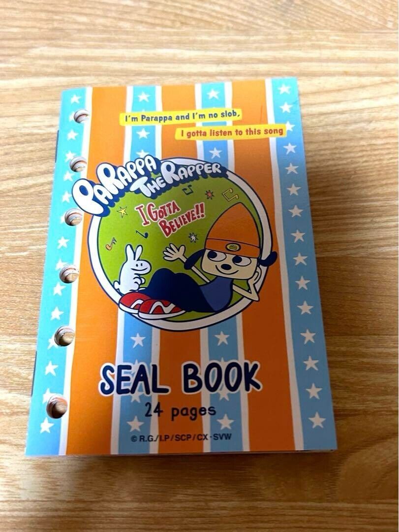 Parappa The Rapper SEAL Sticker Book 90s Retro