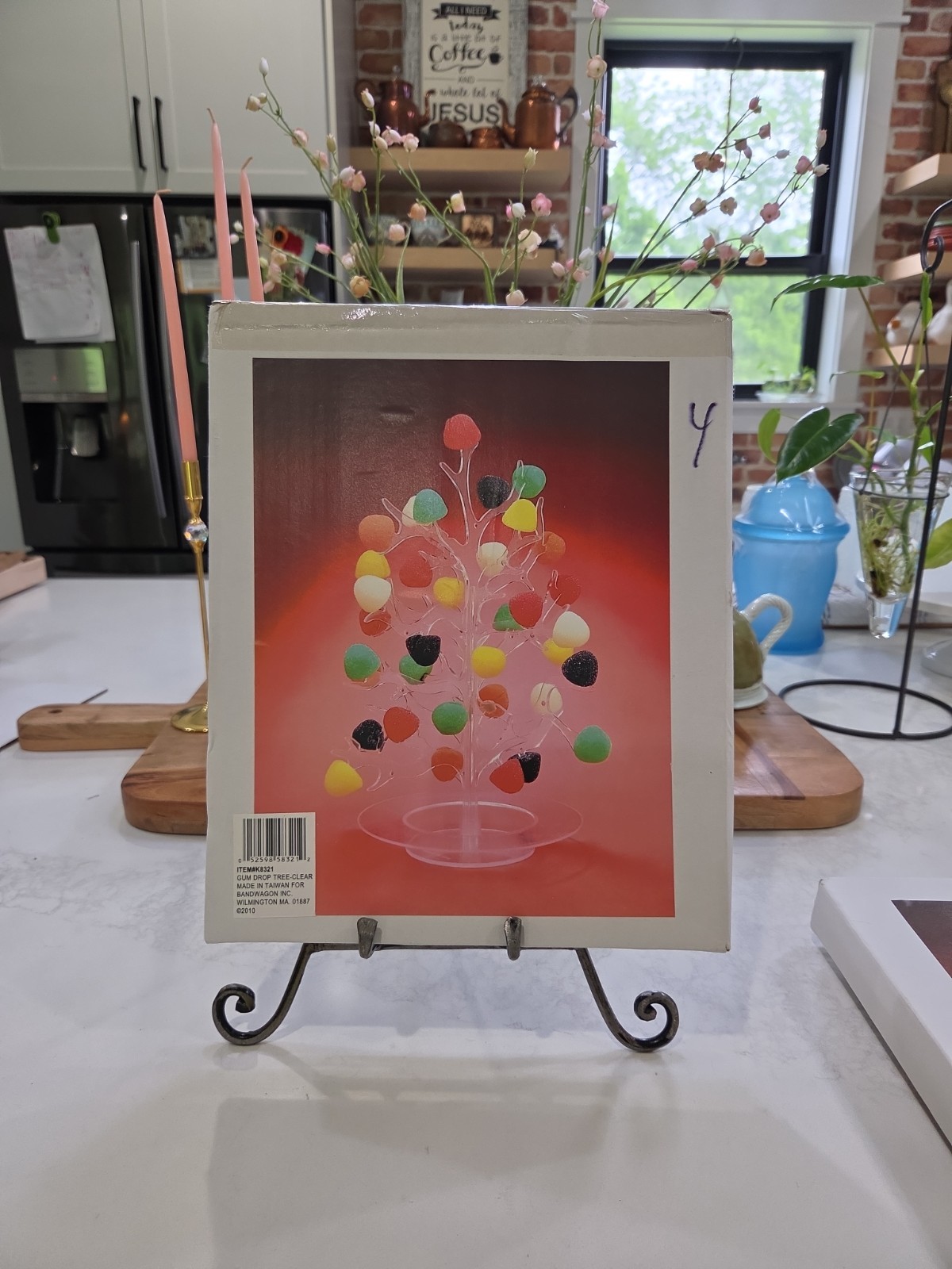 Vintage Holiday GumDrop Tree Clear Decorative Candy Server Tabletop Display Vintage Holiday GumDrop Tree Clear Decorative Candy Server Tabletop Display