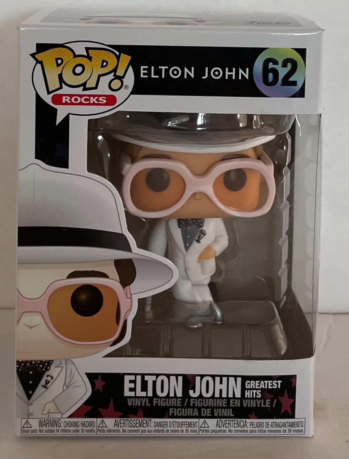 Funko Pop Vinyl Rocks Elton John Greatest Hits Figure #62