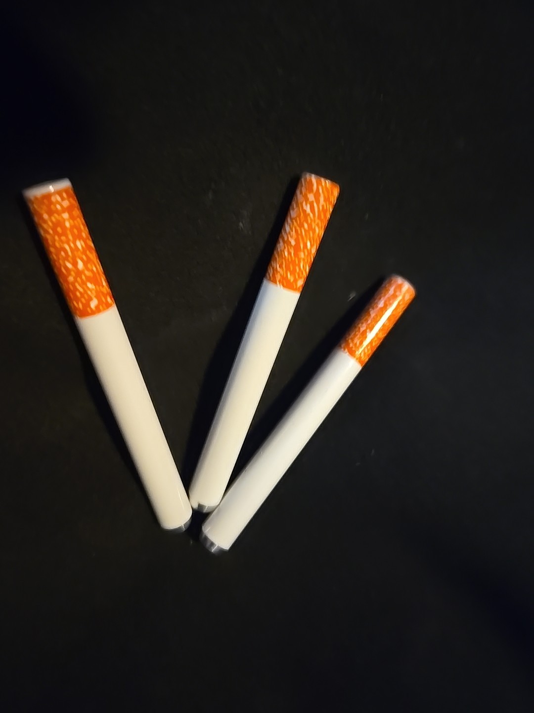 3 Pieces Metal dugout Pipe One Hitter Bat Large 3" Pinchy Cigarette Type Look 3 Pieces Metal dugout Pipe One Hitter Bat Large 3" Pinchy Cigarette Type Look