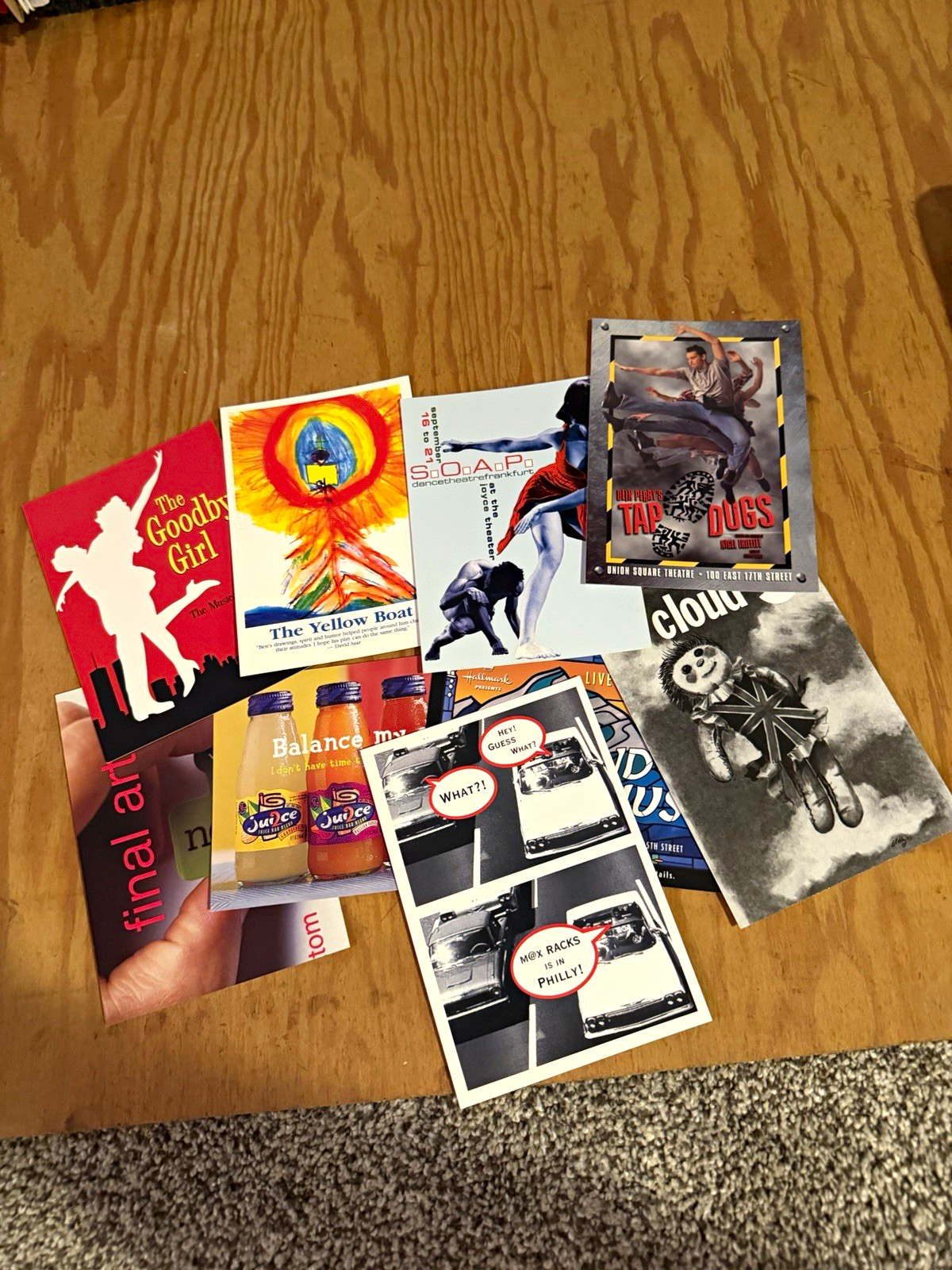 Lot of over 500 promotional and advertising postcards read description please Lot of over 500 promotional and advertising postcards read description please