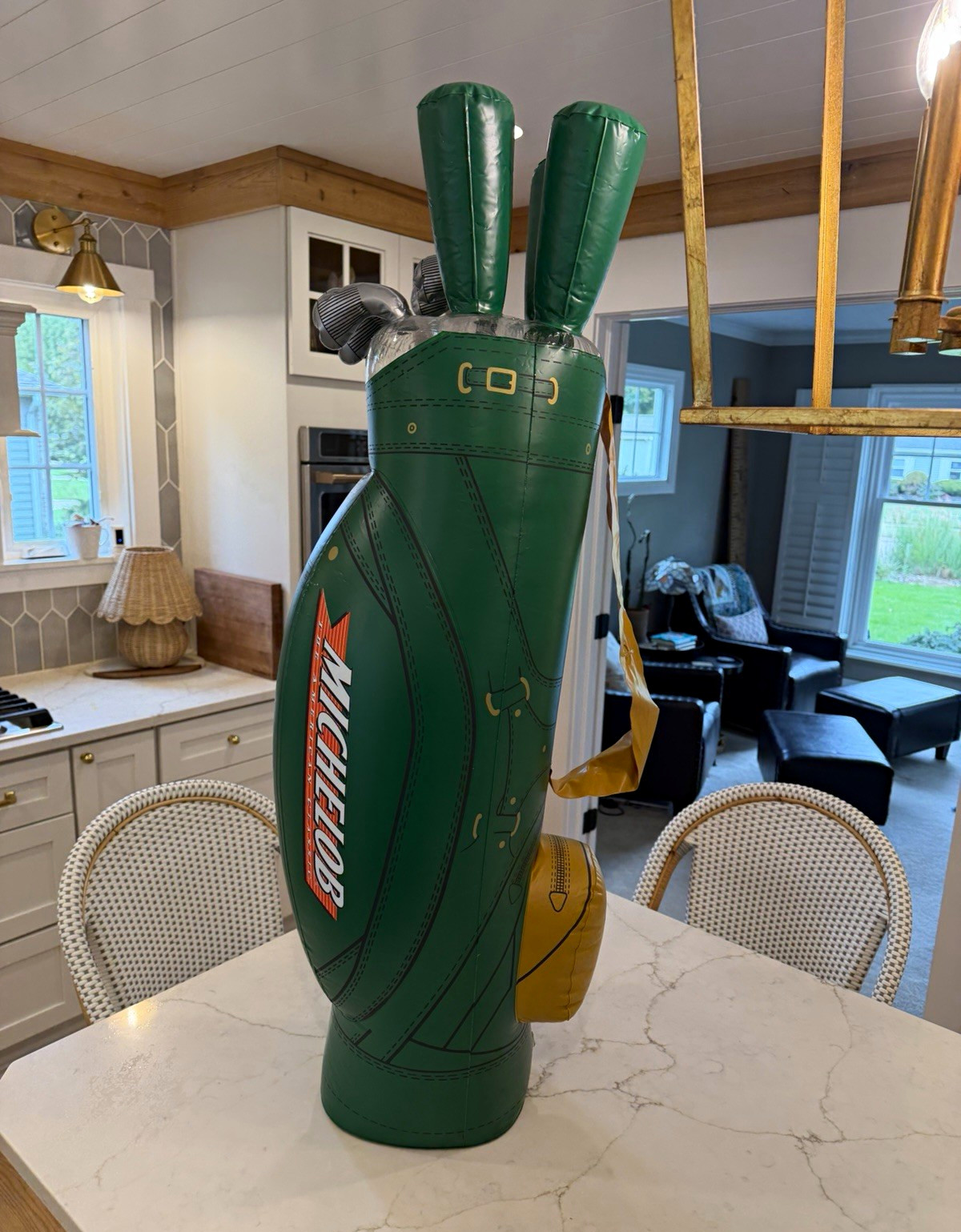 Vintage Michelob Beer PGA Tour 19th Hole Inflatable Golf Bag Display - RARE Vintage Michelob Beer PGA Tour 19th Hole Inflatable Golf Bag Display - RARE