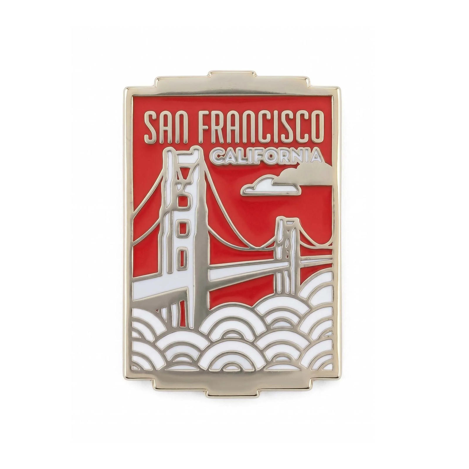 San Francisco California Enamel Pin