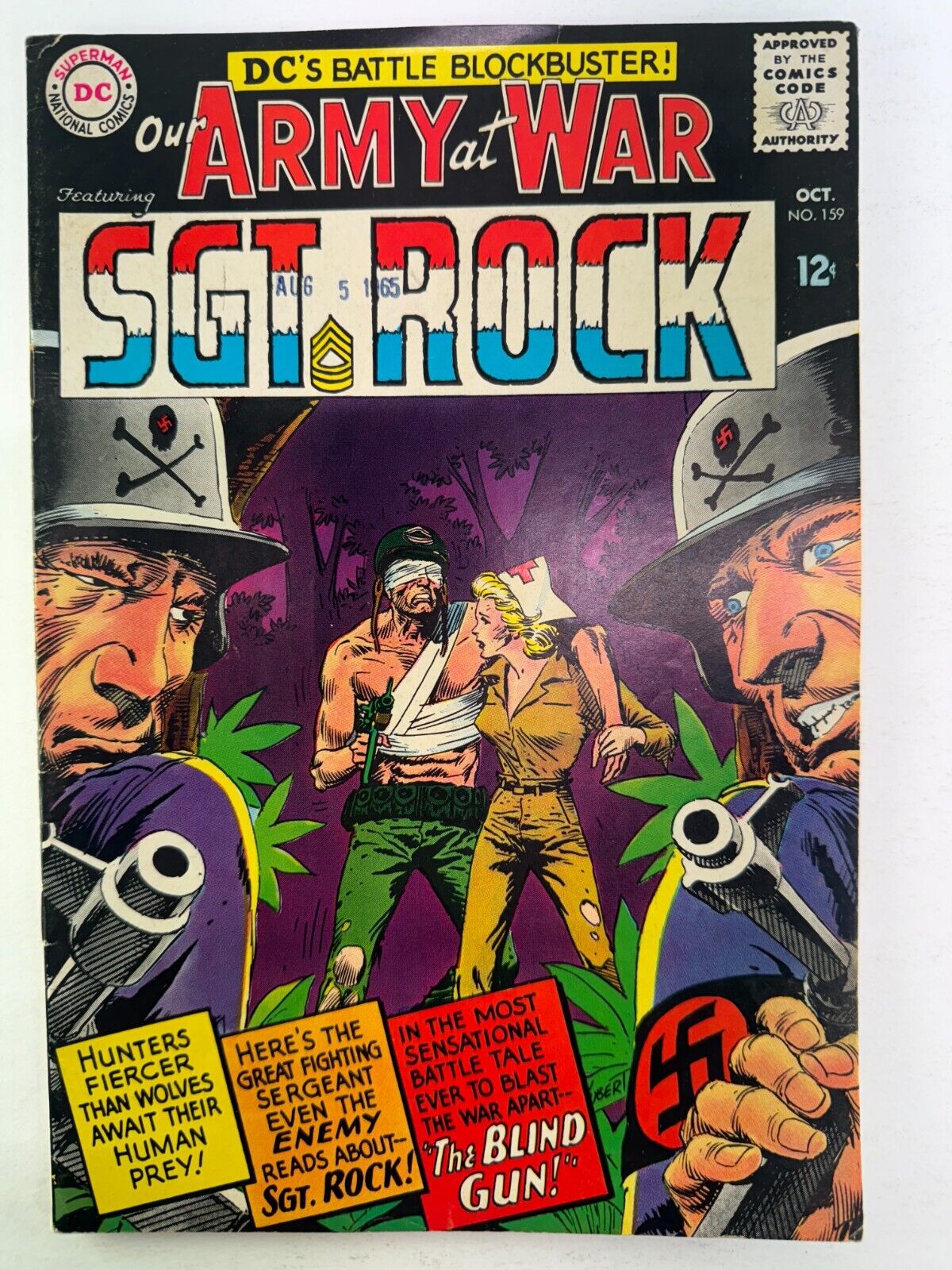 SGT ROCK : Individual DC Vintage OUR ARMY at WAR Comic Books. Choose from many