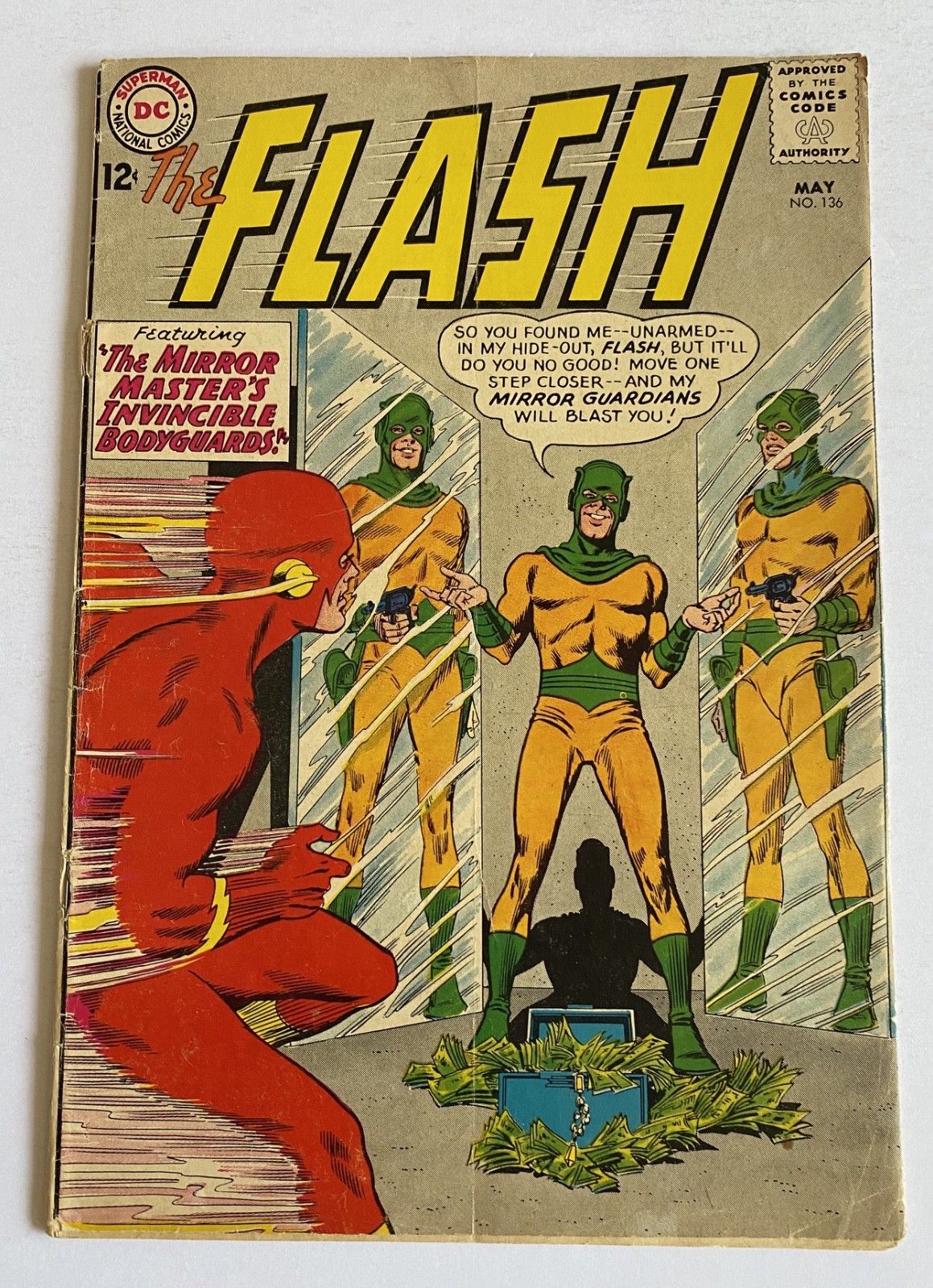 The Flash #136 (DC Comics May 1963). Low grade. The Flash #136 (DC Comics May 1963). Low grade.