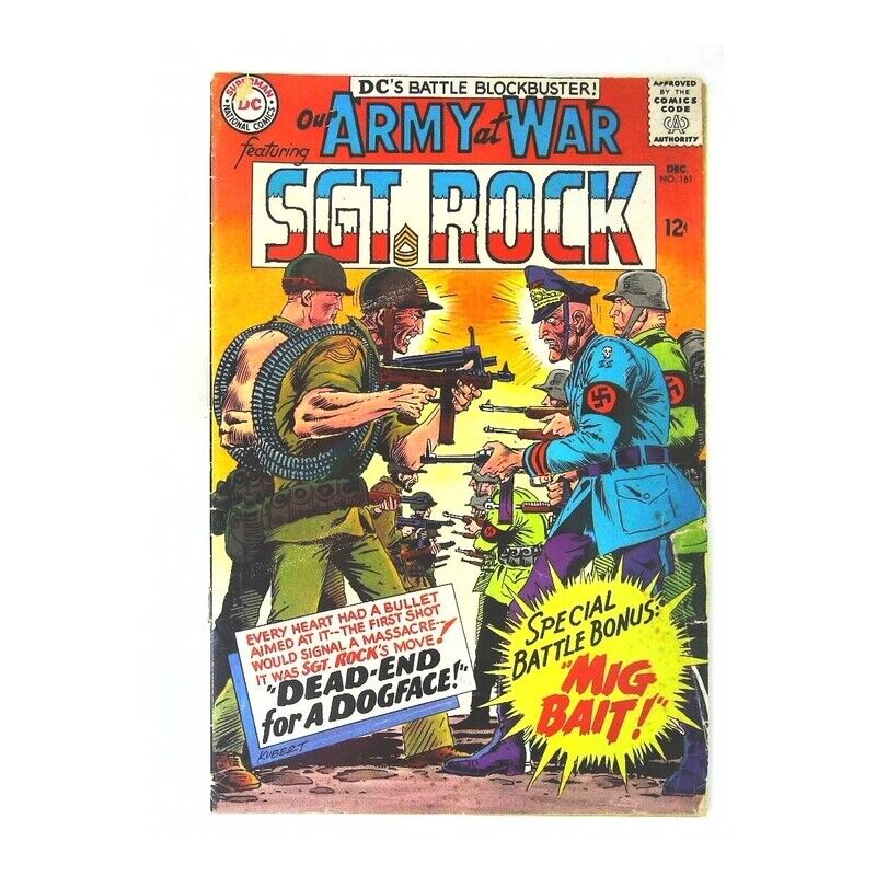 Our Army at War (1952 series) #161 in Fine minus condition. DC comics [f\