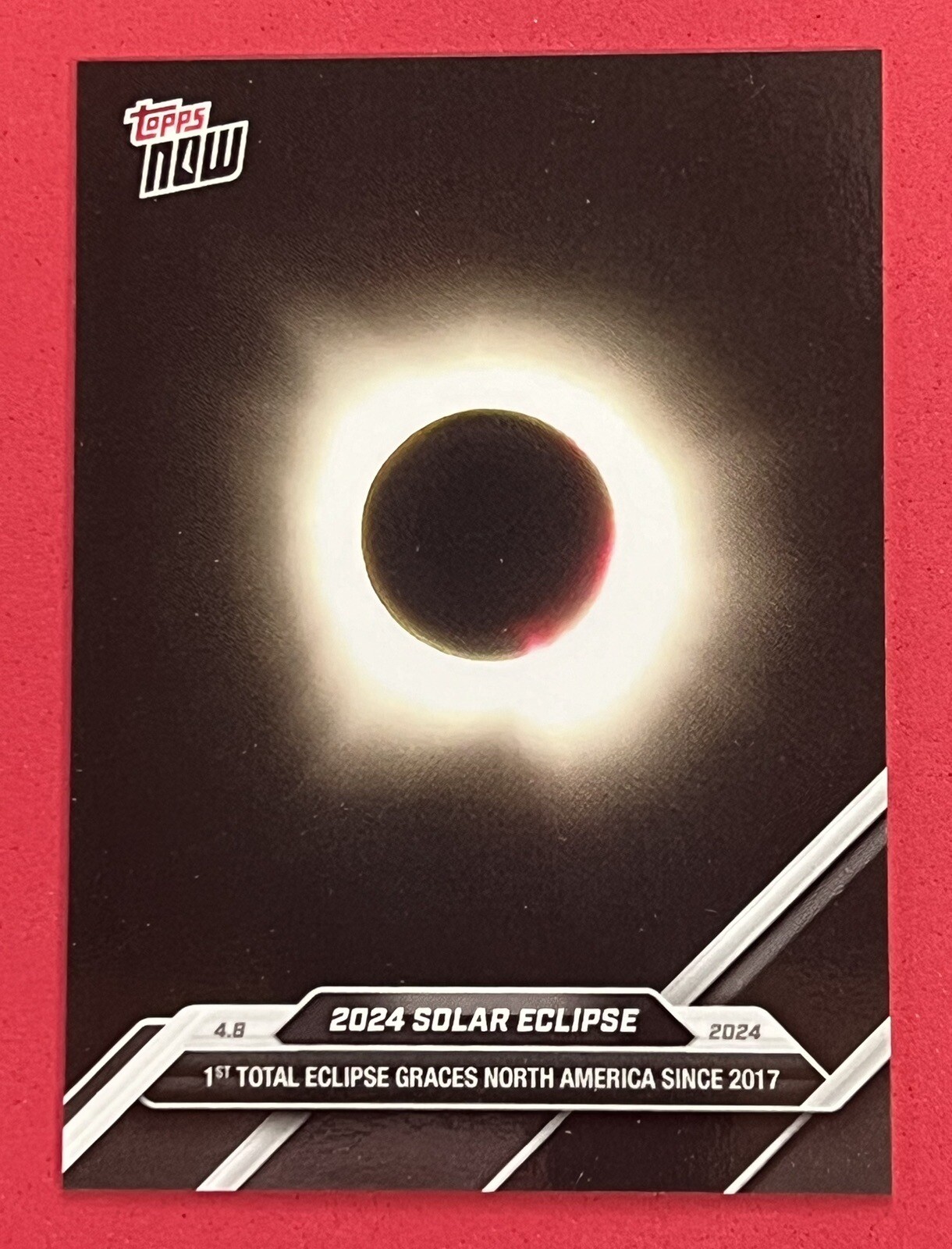 2024 TOPPS NOW *** SOLAR ECLIPSE*** 1st Total Eclipse Since 2017 NM or Better 2024 TOPPS NOW *** SOLAR ECLIPSE*** 1st Total Eclipse Since 2017 NM or Better