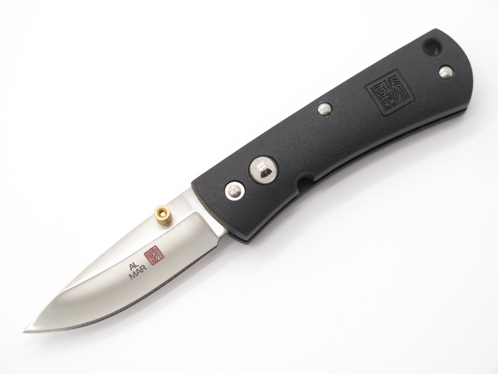 Vintage 1990s Al Mar 6006 Mini Bulldog Seki Japan Small 3" Folding Pocket Knife Vintage 1990s Al Mar 6006 Mini Bulldog Seki Japan Small 3" Folding Pocket Knife