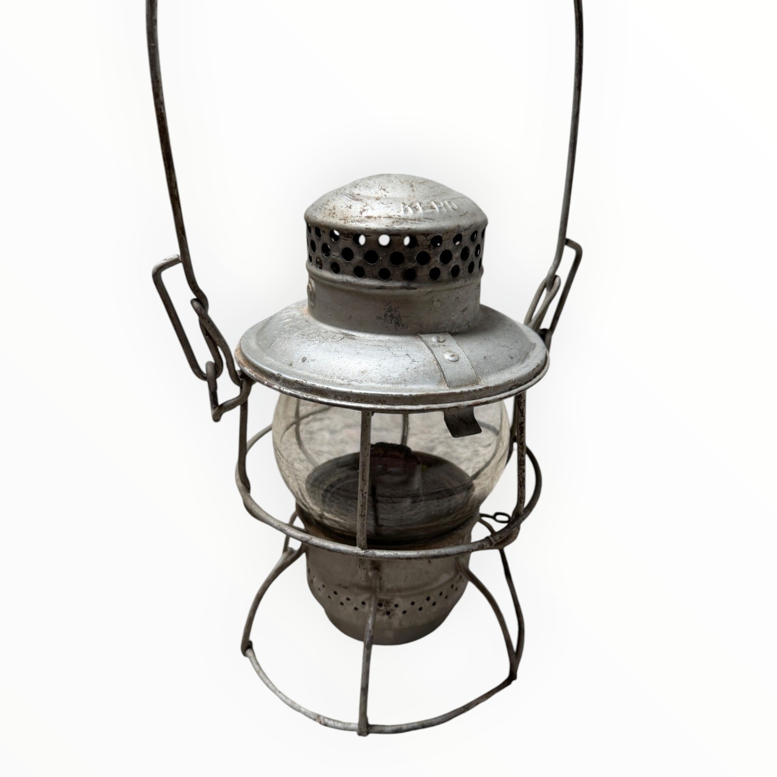 Adlake Kero 2-55 Railroad Lantern CMST P&P Silver Antique Good Condition Adlake Kero 2-55 Railroad Lantern CMST P&P Silver Antique Good Condition