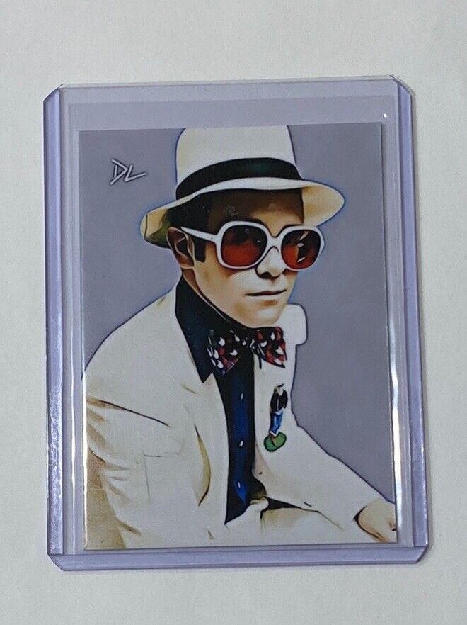 Elton John Limited Edition Artist Signed “Rocket Man” Trading Card 1/10
