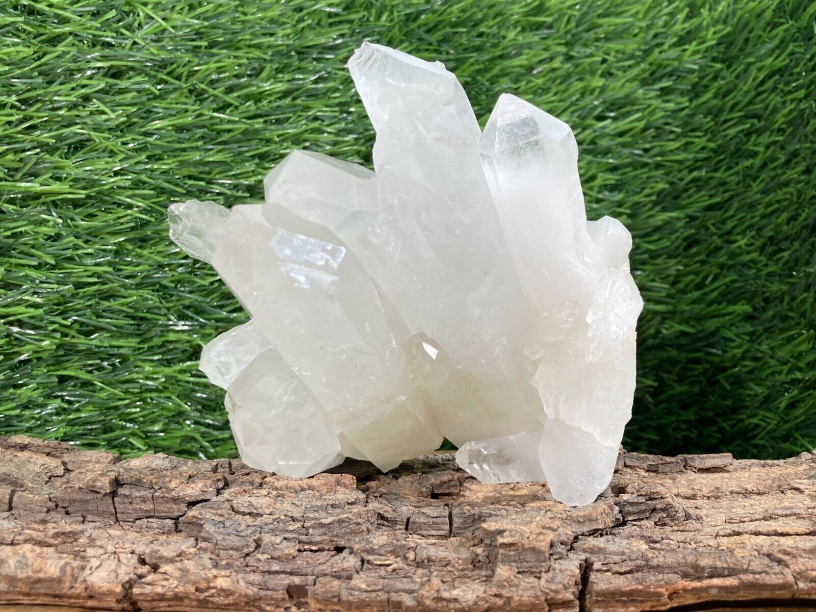 430g Rare Big Size Healing White Himalayan Samadhi Crystal Minerals Quartz Stone