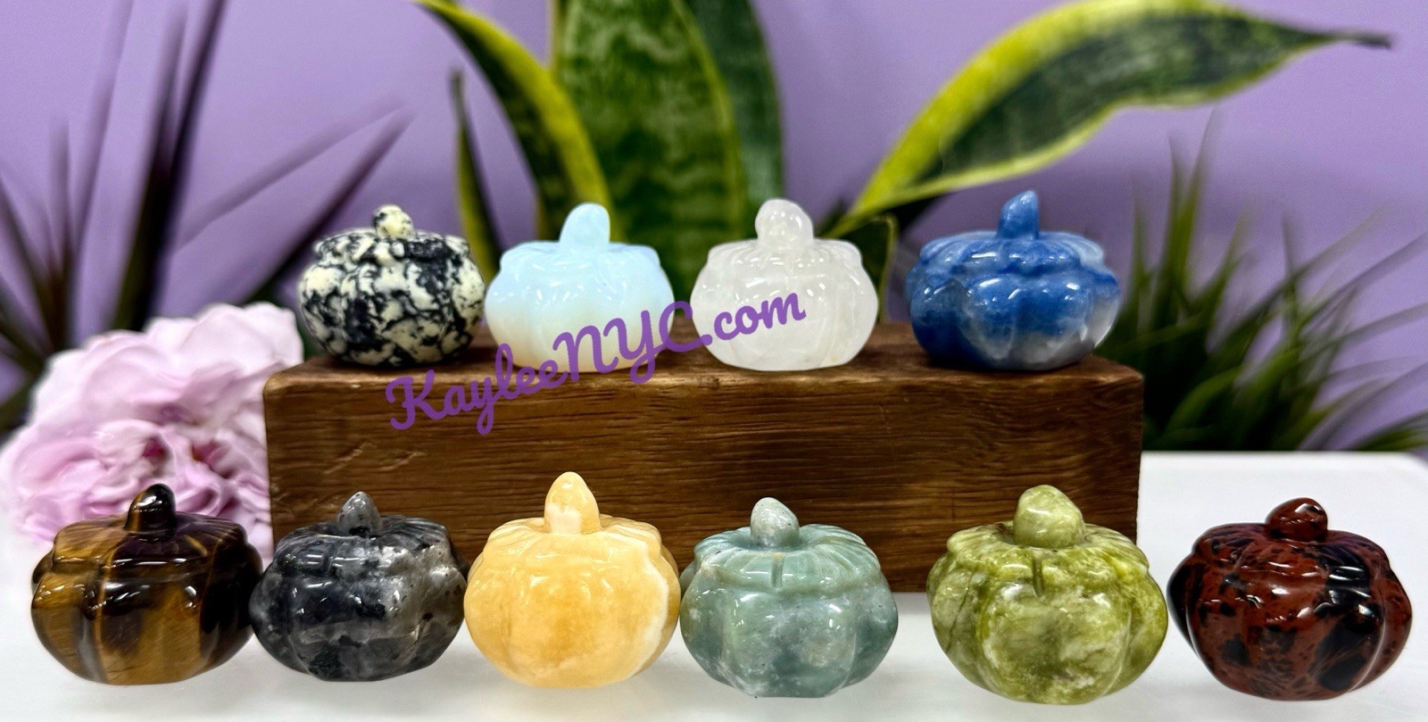 Wholesale Lot 10 Pcs Mixed Crystal Pumpkin Healing Energy Wholesale Lot 10 Pcs Mixed Crystal Pumpkin Healing Energy
