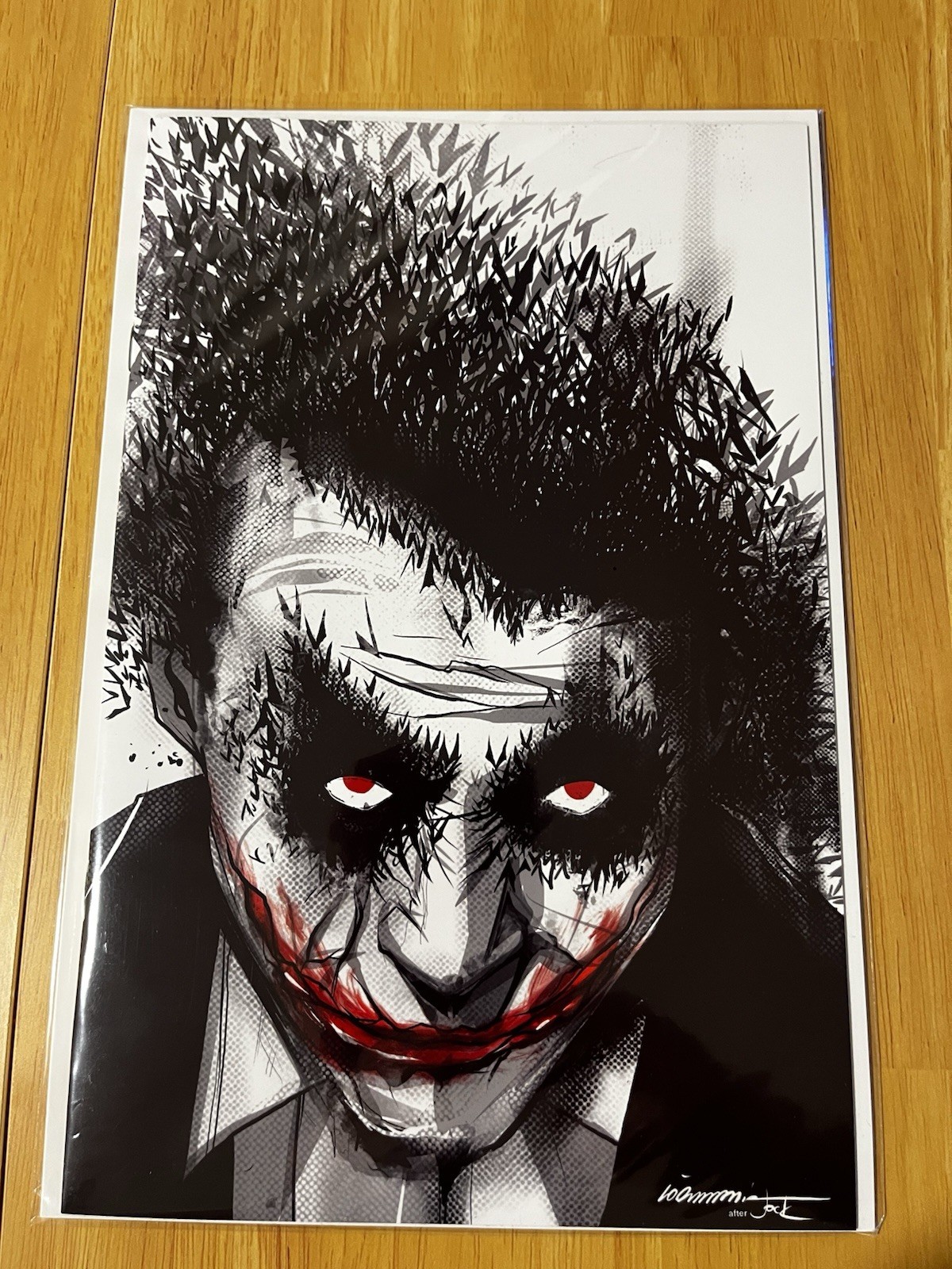 ARTIST ALLEY MULTIVERSE SAGA GORKEM DEMIR AFTER JOCK C2E2 HEATH LEDGER HOMAGE