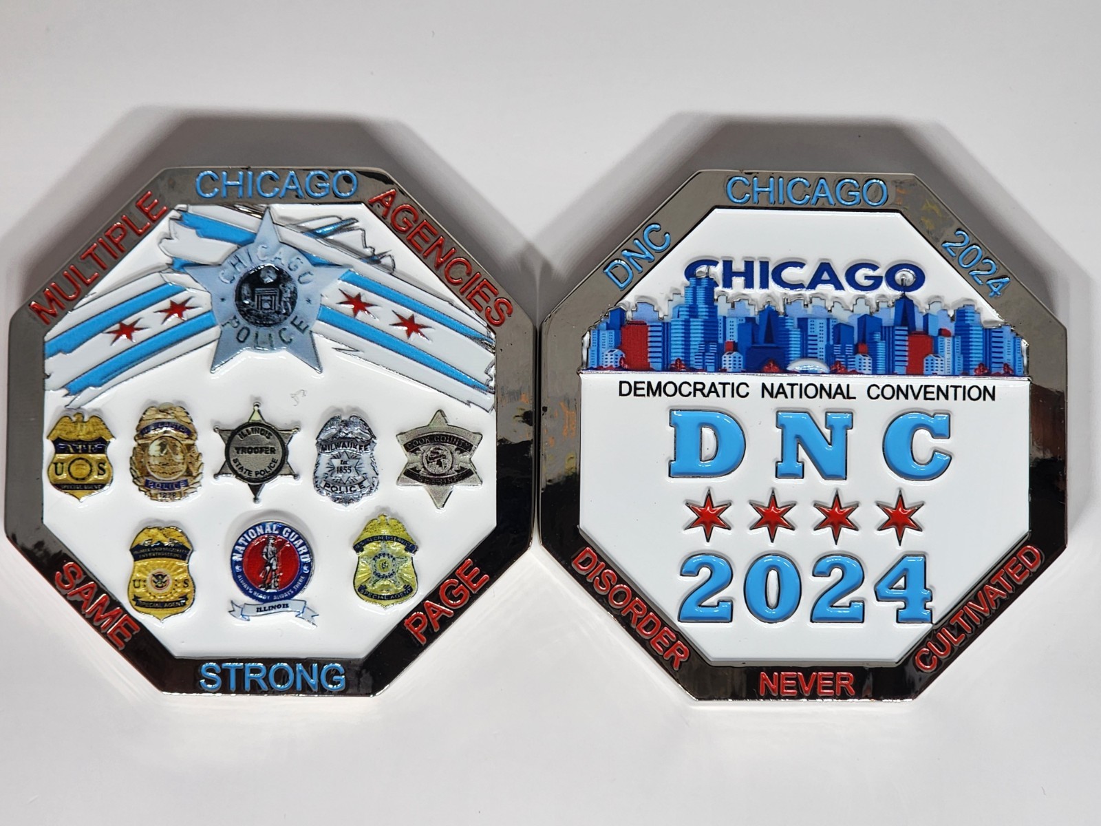 Challenge /Trading Coin Chicago Police Democratic National Convention(DNC) 2025